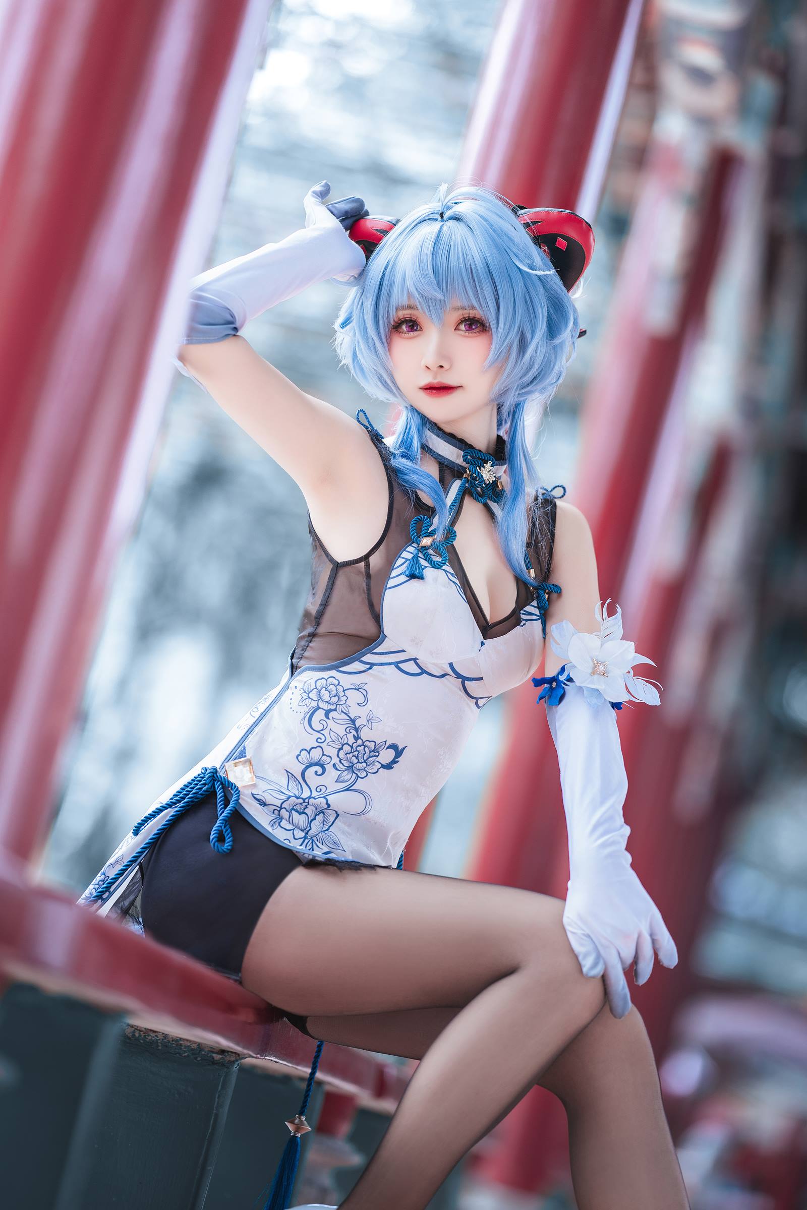 图片[18]-大大卷卷小卷  原神甘雨 旗袍[18P] – 速更版-美库