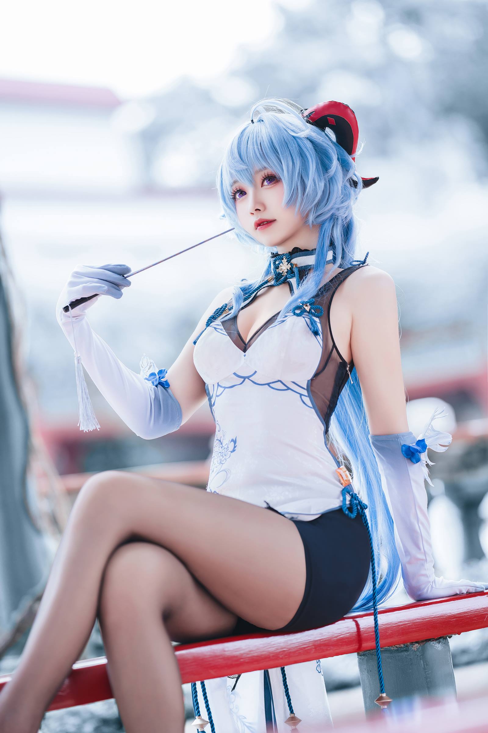 图片[19]-大大卷卷小卷  原神甘雨 旗袍[18P] – 速更版-美库