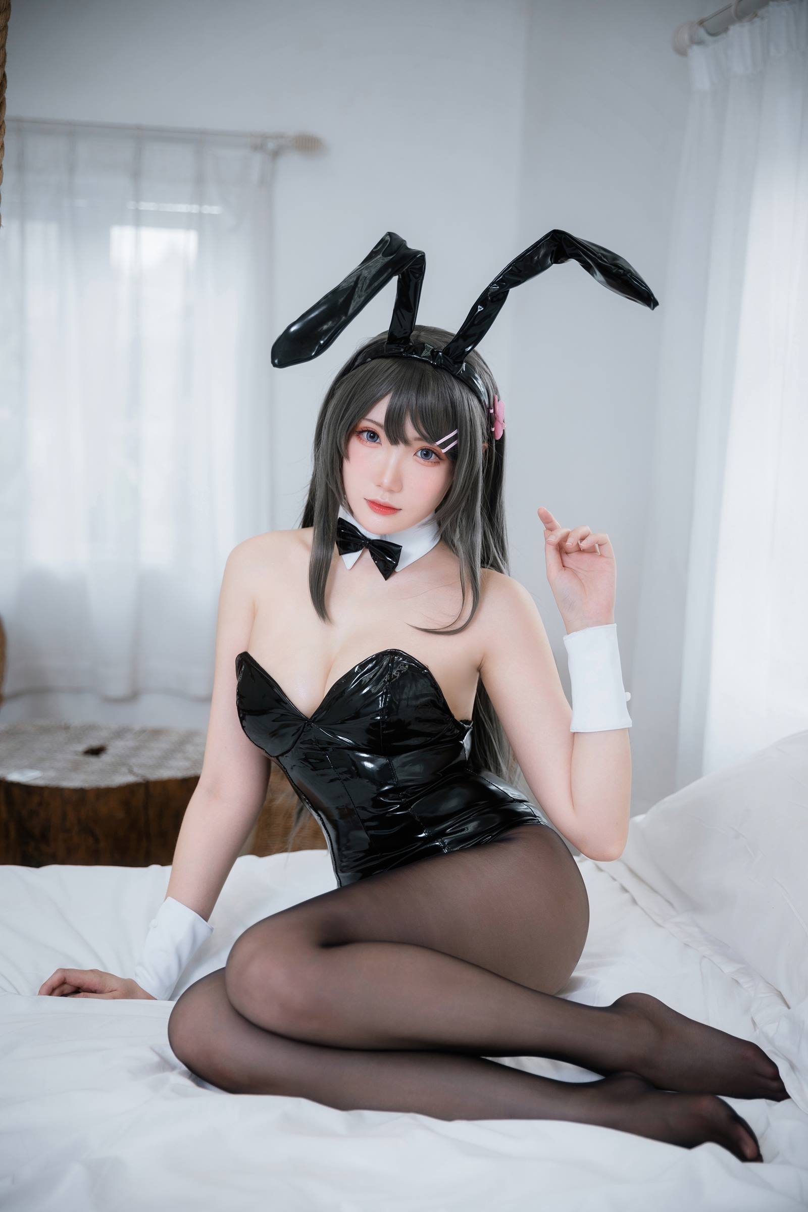 图片[20]-瓜希酱  – 樱岛麻衣 兔女郎[31P] – 速更版-美库