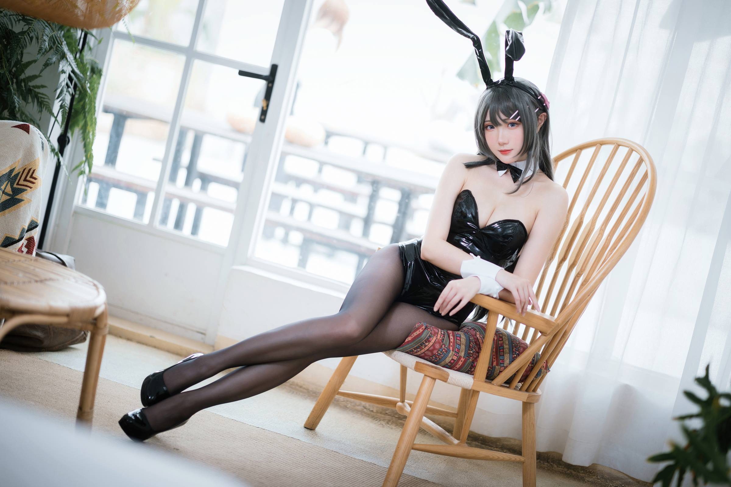 图片[25]-瓜希酱  – 樱岛麻衣 兔女郎[31P] – 速更版-美库