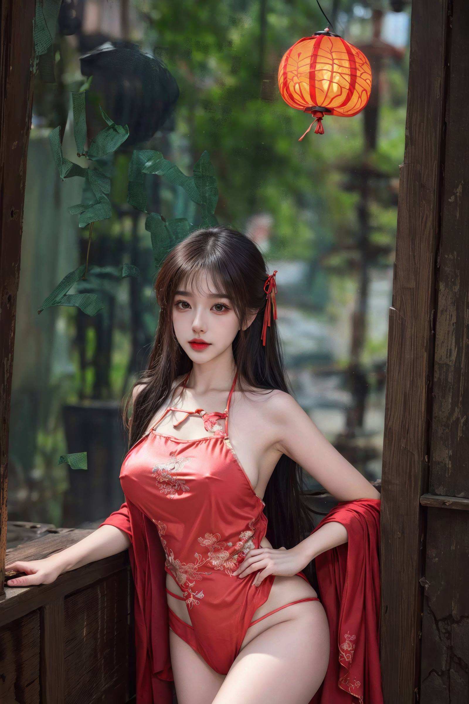 图片[21]-AI绘画 158 肚兜美女[36P] – 速更版-美库