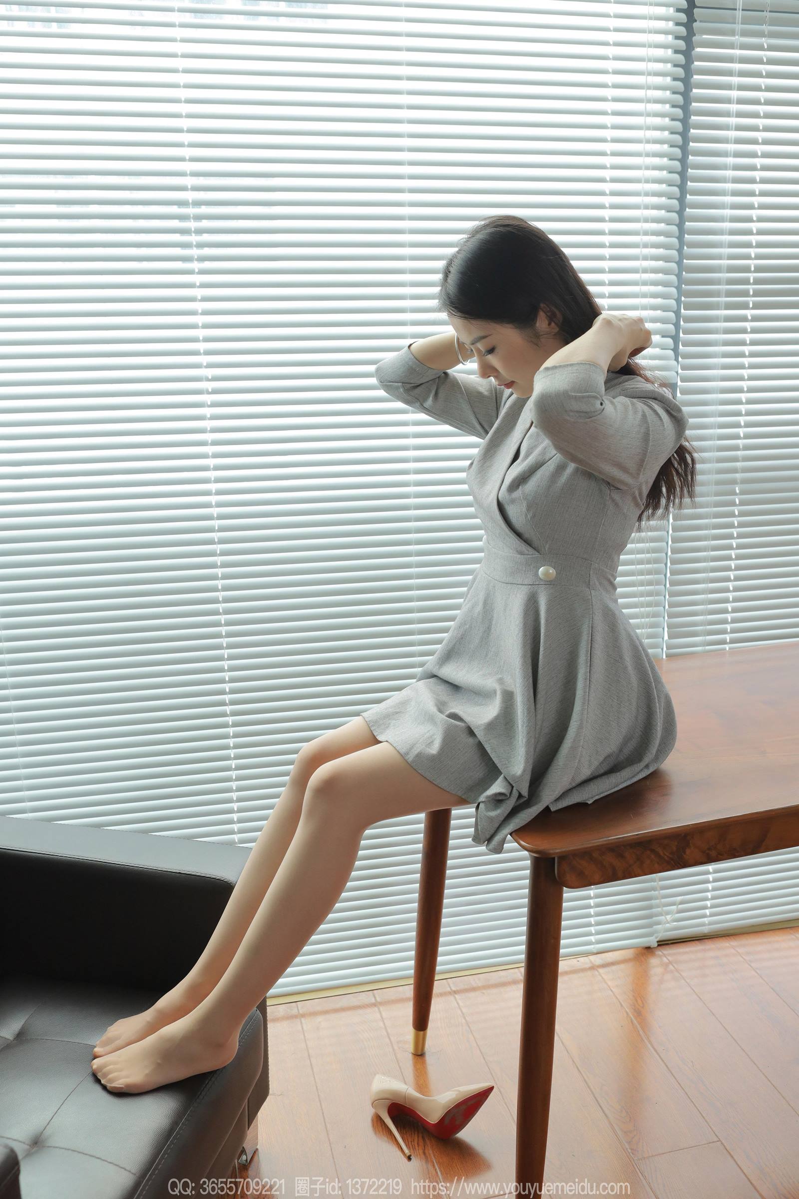 图片[40]-[IESS异思趣向] 2024.01.21 丝享家1643：小金《灰裙肉丝》[86P] – 速更版-美库