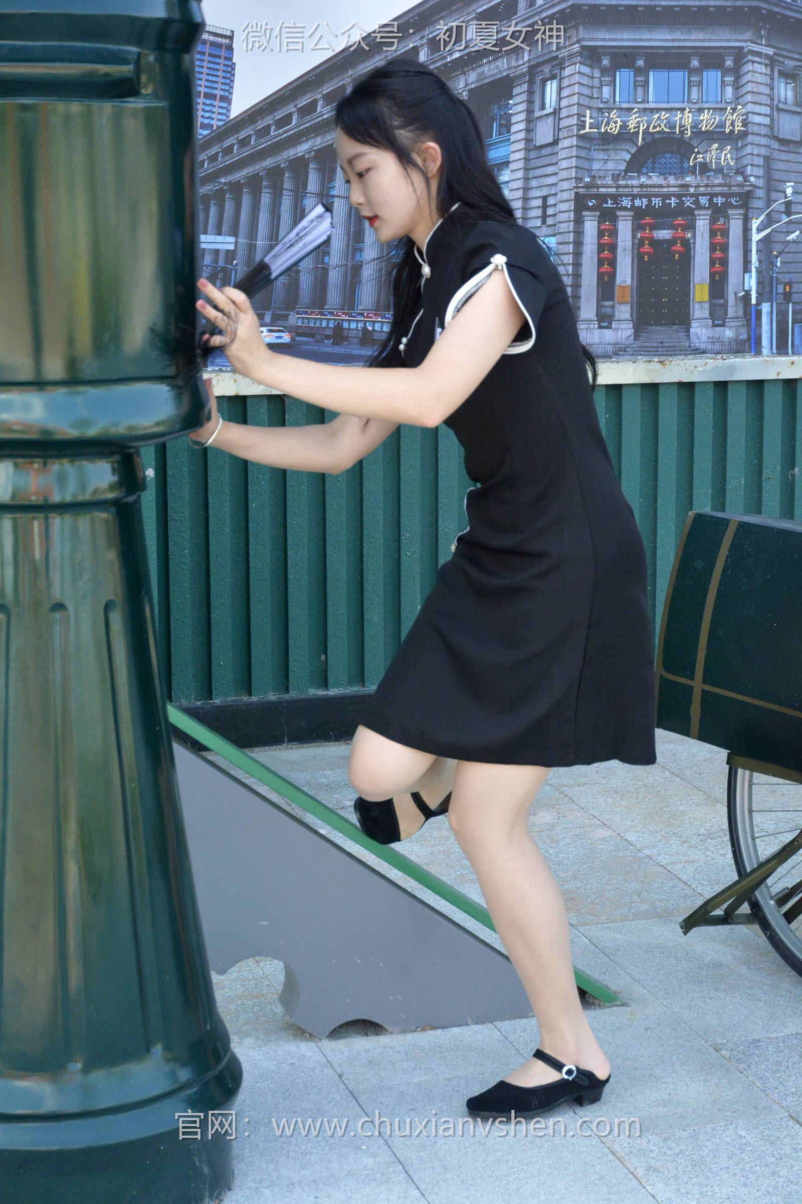 图片[13]-初夏女神 NO.089 双双 黑色旗袍[140P] – 速更版-美库