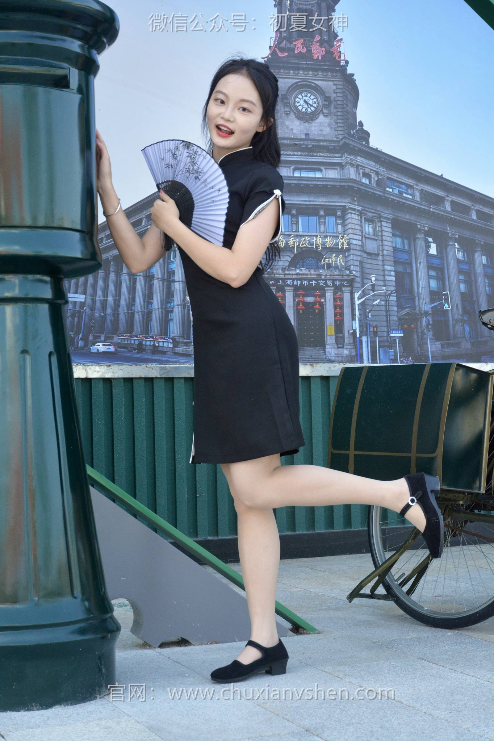 图片[20]-初夏女神 NO.089 双双 黑色旗袍[140P] – 速更版-美库