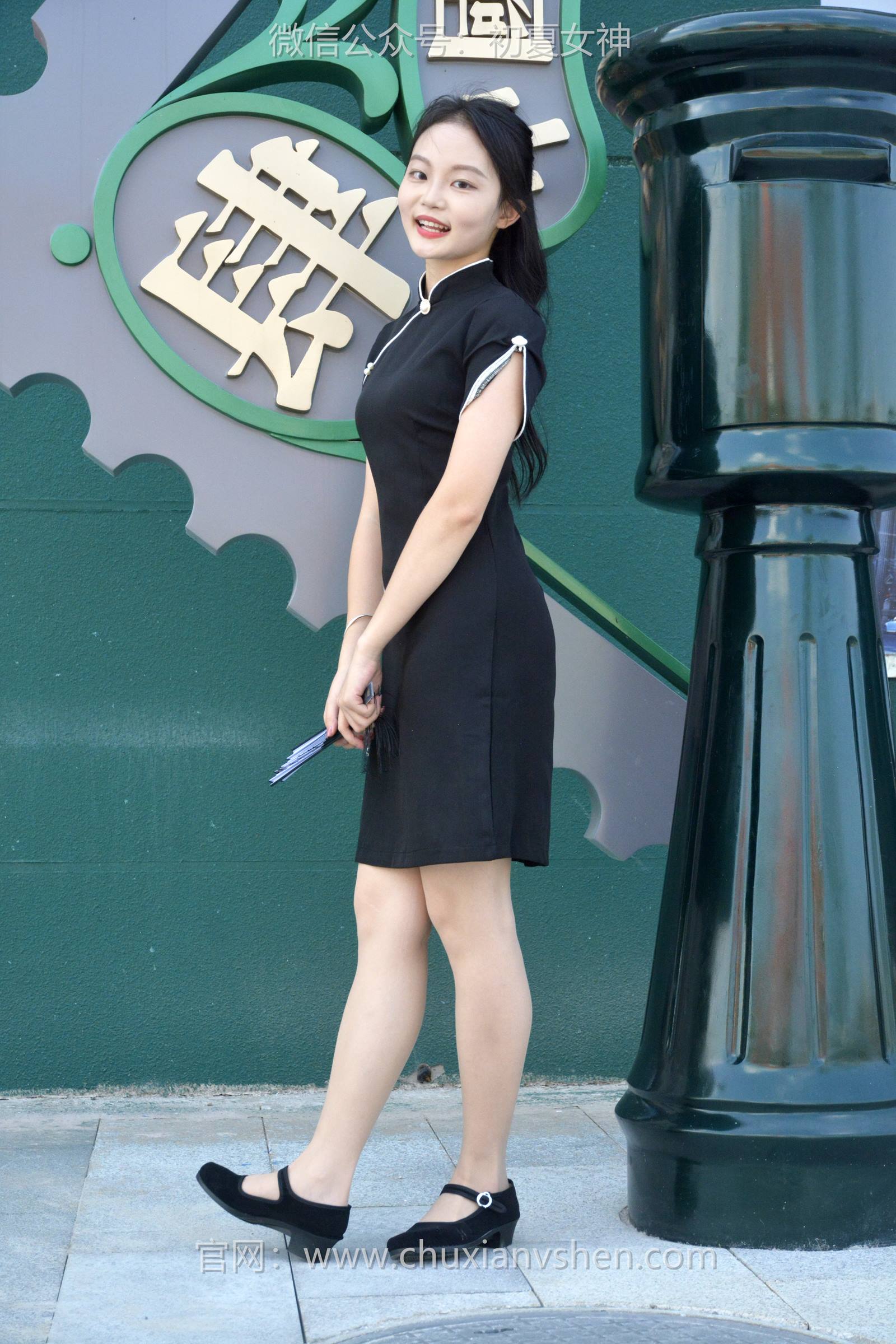 图片[40]-初夏女神 NO.089 双双 黑色旗袍[140P] – 速更版-美库
