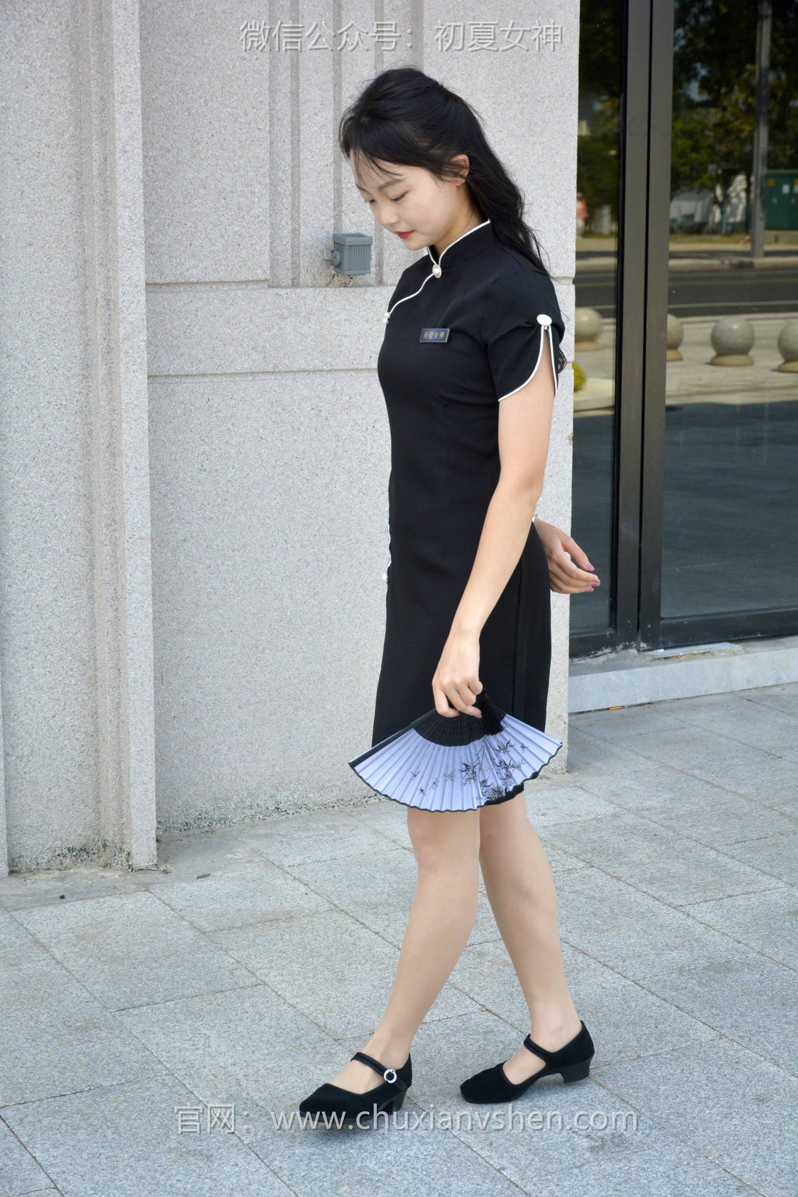 图片[54]-初夏女神 NO.089 双双 黑色旗袍[140P] – 速更版-美库