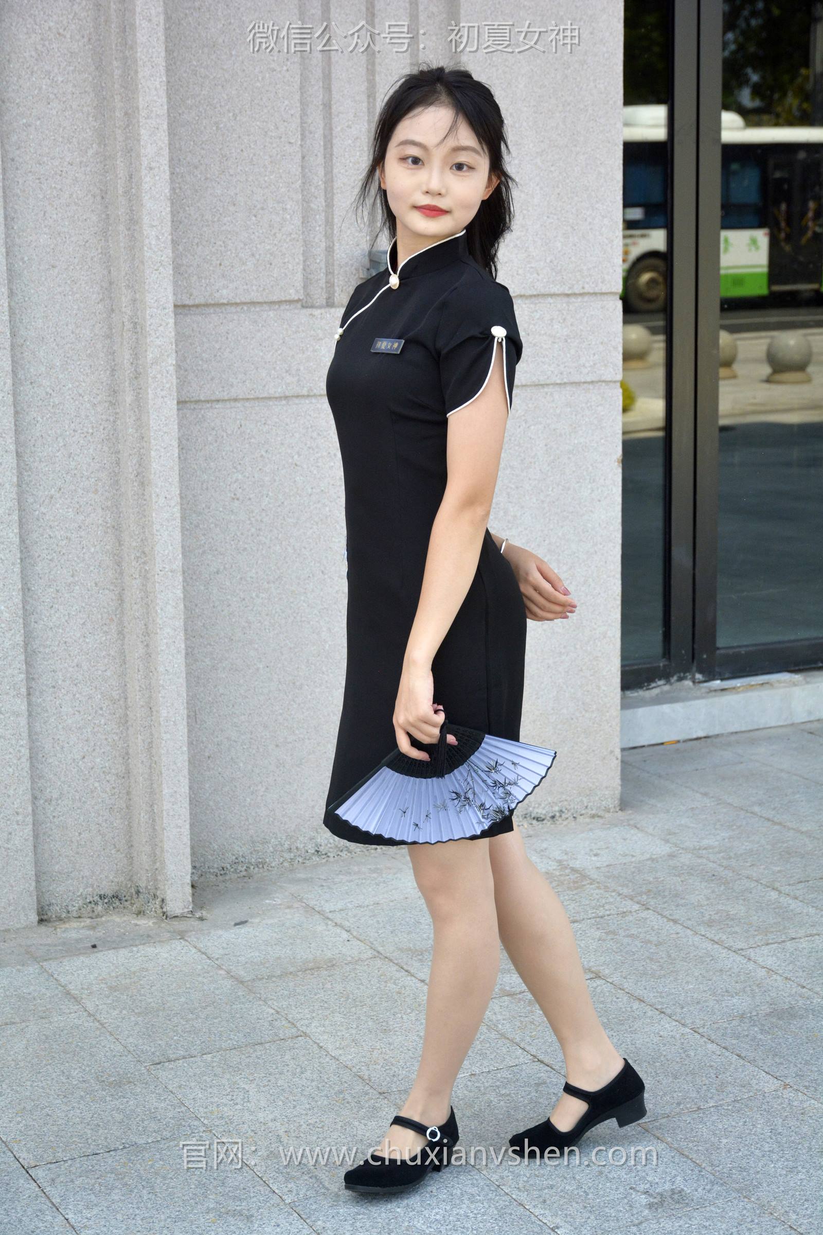 图片[55]-初夏女神 NO.089 双双 黑色旗袍[140P] – 速更版-美库