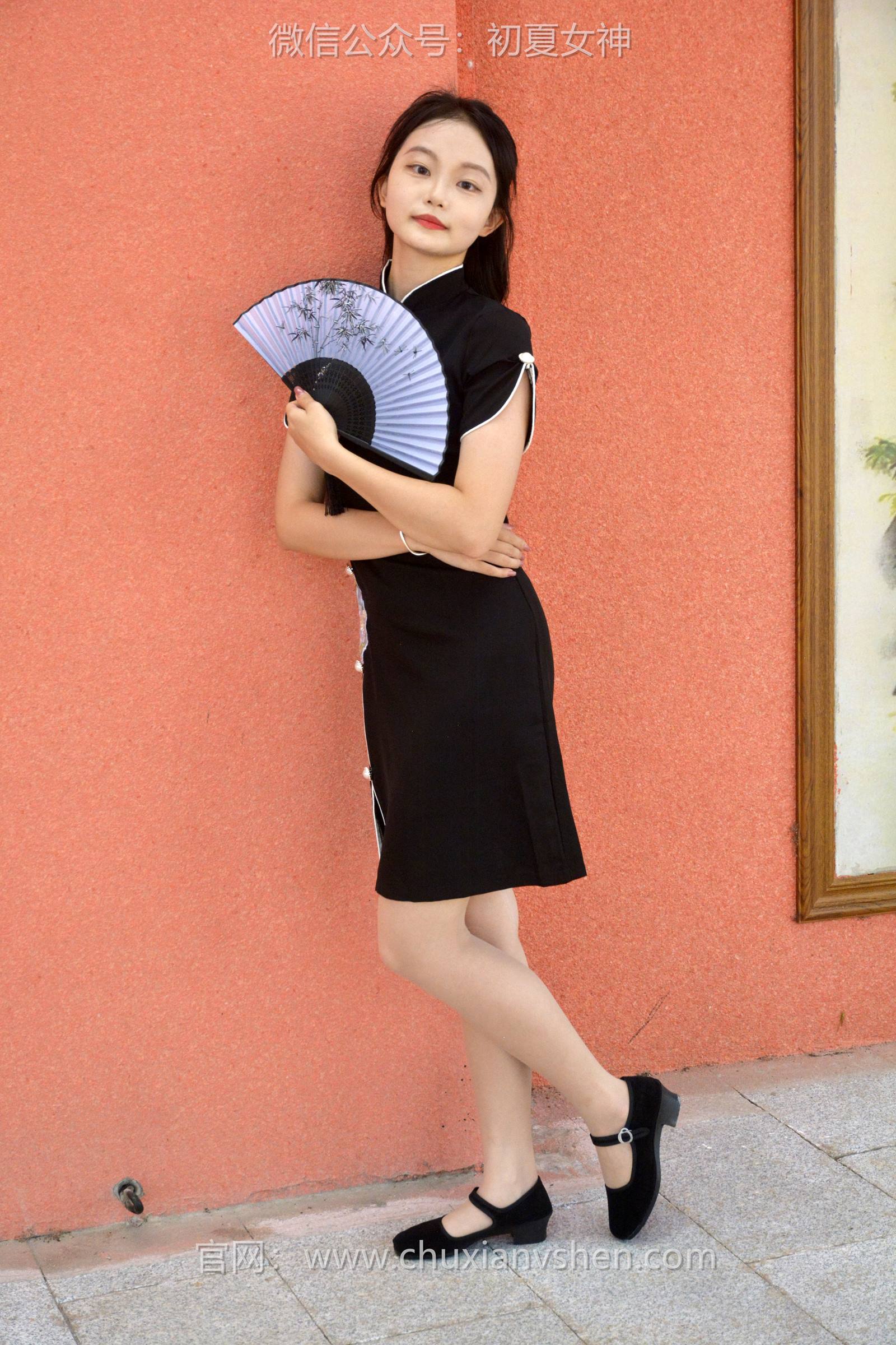 图片[71]-初夏女神 NO.089 双双 黑色旗袍[140P] – 速更版-美库