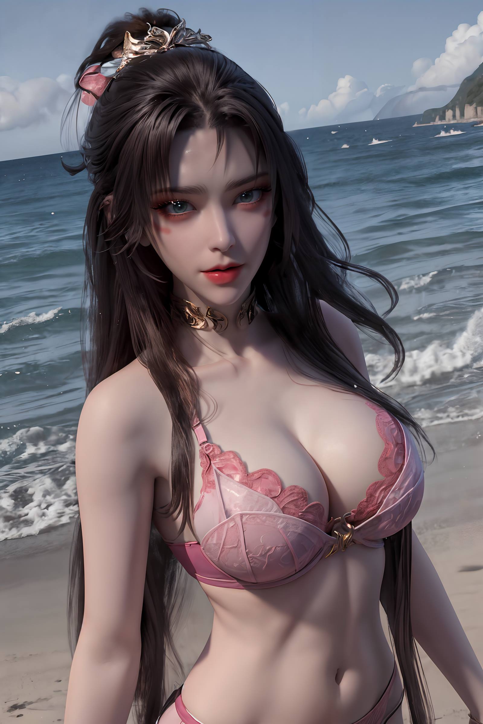 图片[18]-AI绘画 163 完美世界-天狐仙子 逼真狐尾[27P] – 速更版-美库