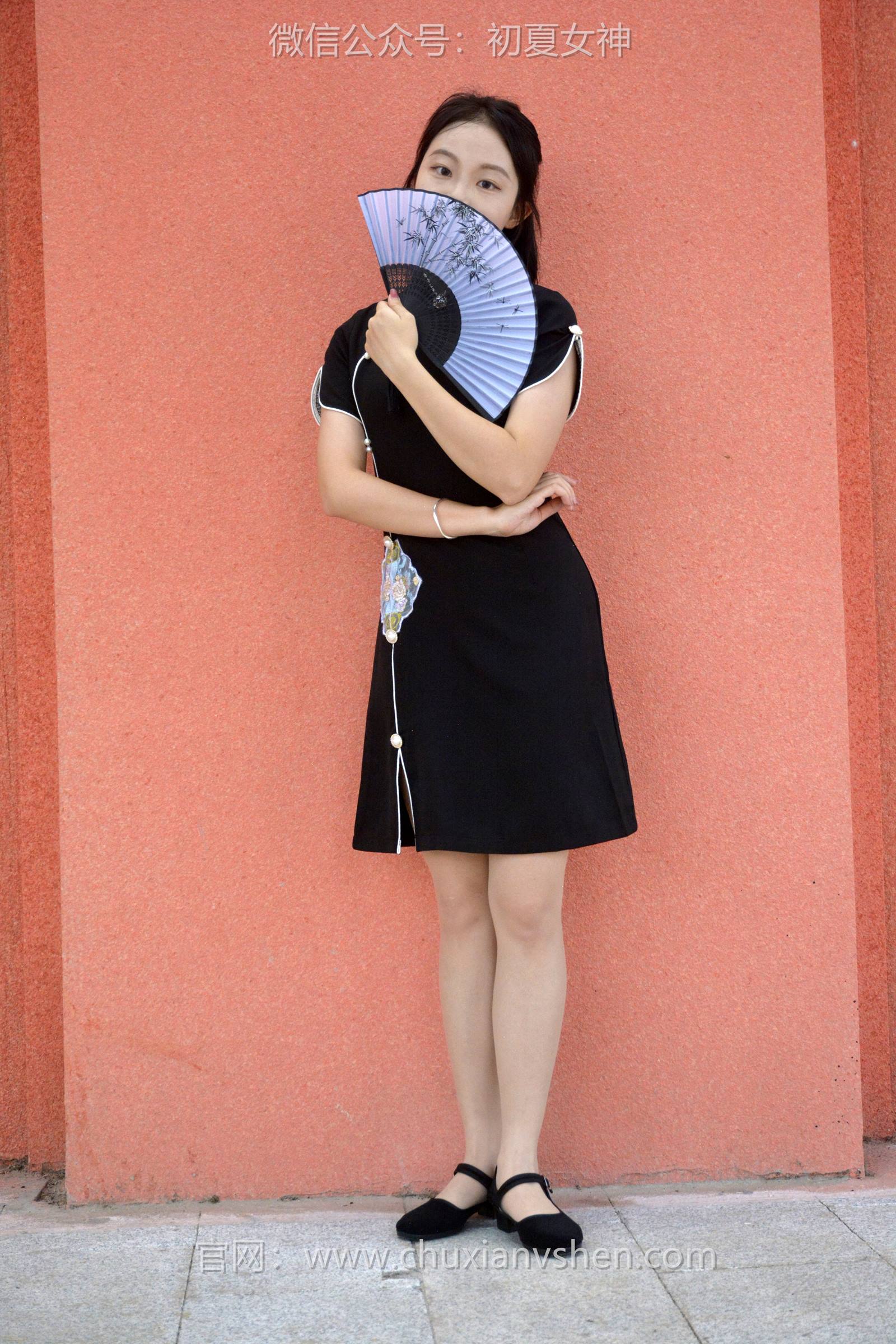 图片[74]-初夏女神 NO.089 双双 黑色旗袍[140P] – 速更版-美库