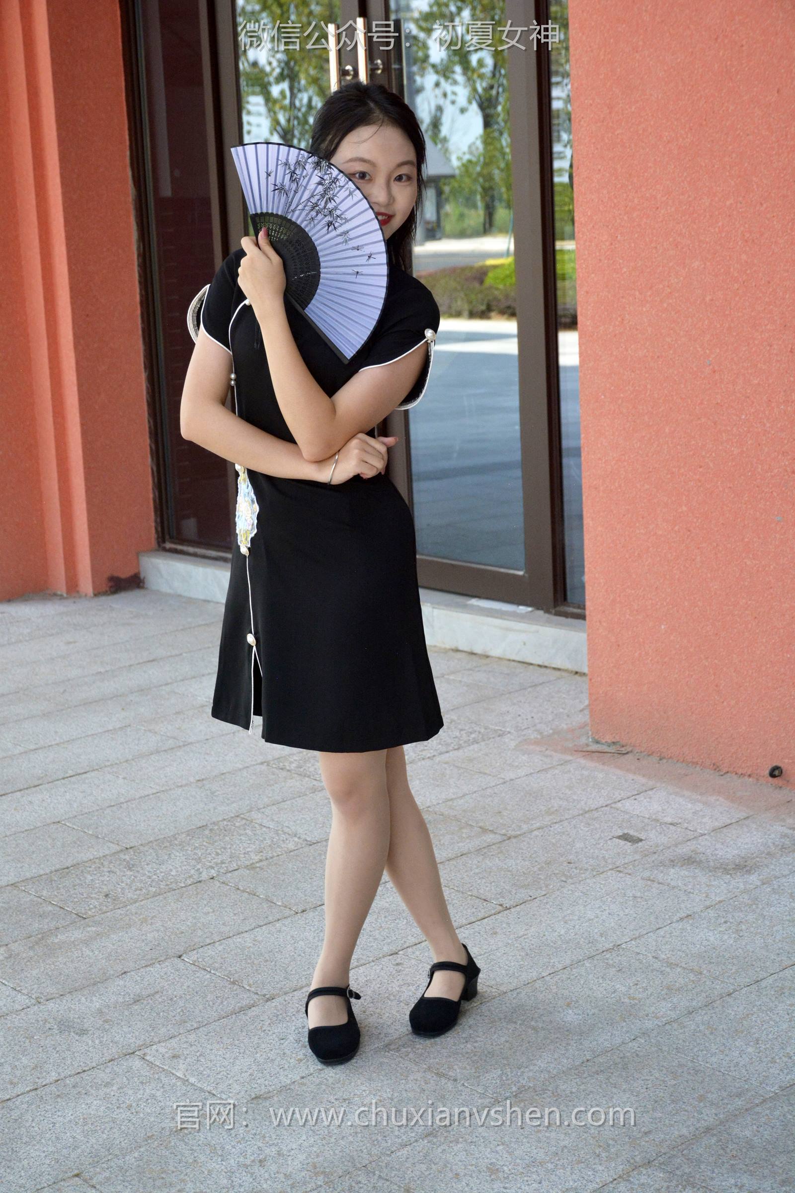 图片[78]-初夏女神 NO.089 双双 黑色旗袍[140P] – 速更版-美库