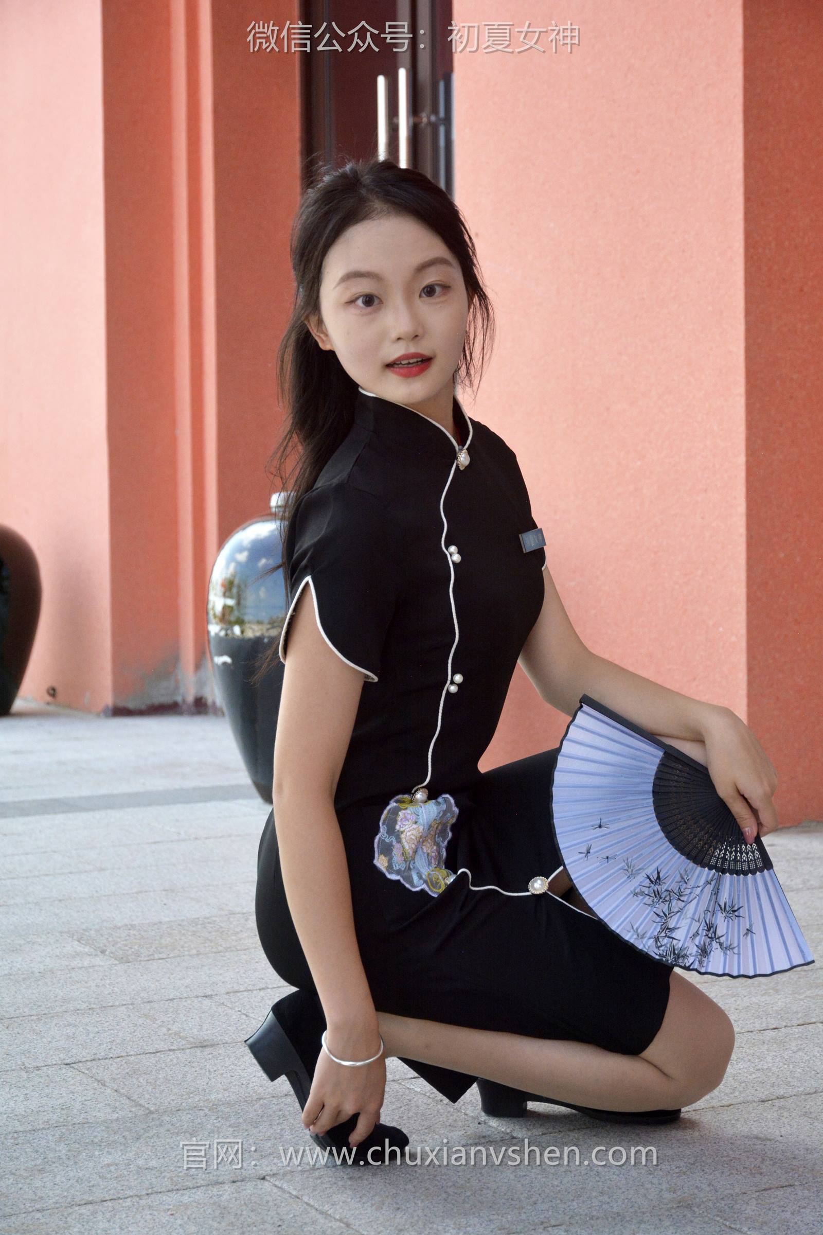图片[84]-初夏女神 NO.089 双双 黑色旗袍[140P] – 速更版-美库
