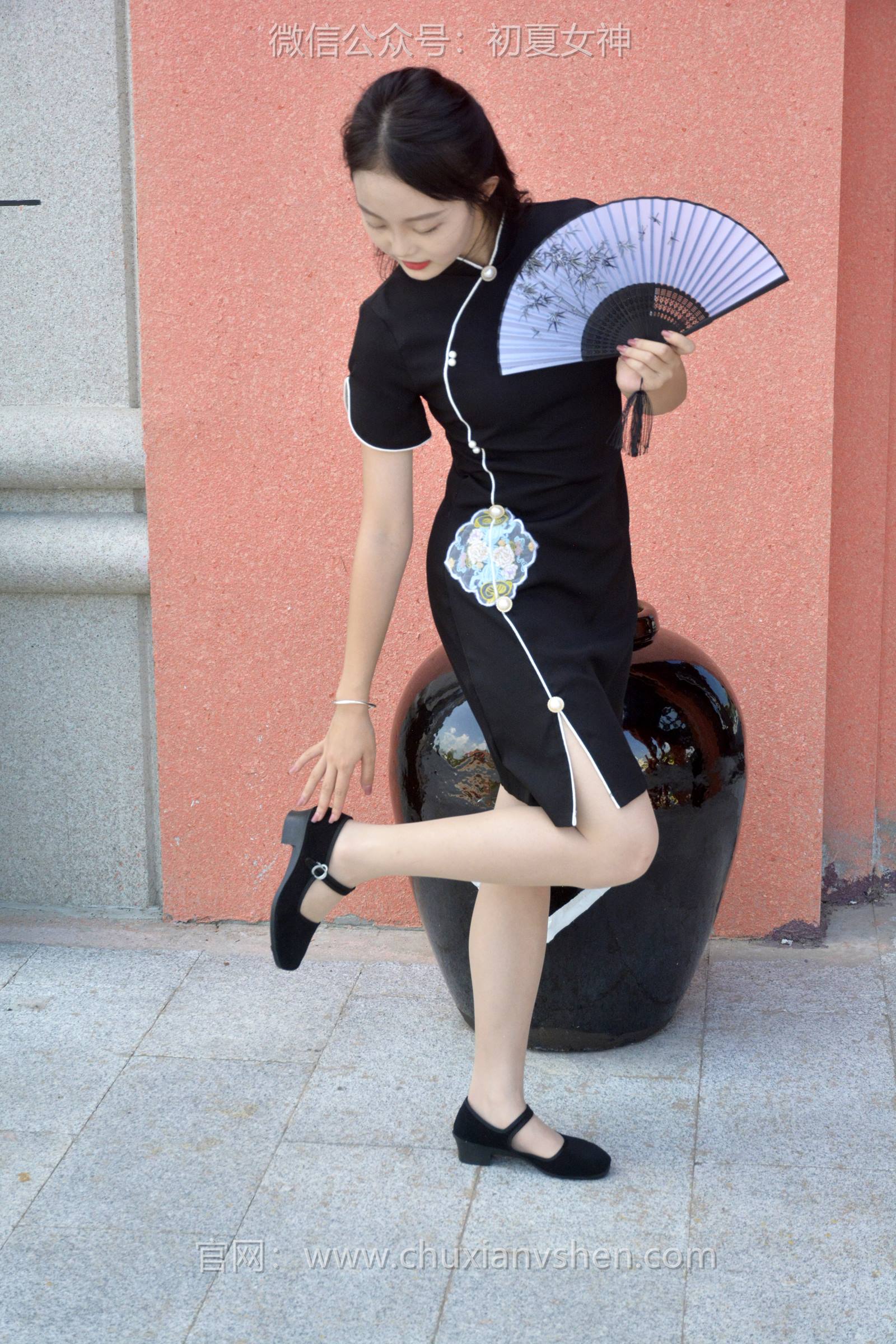 图片[104]-初夏女神 NO.089 双双 黑色旗袍[140P] – 速更版-美库