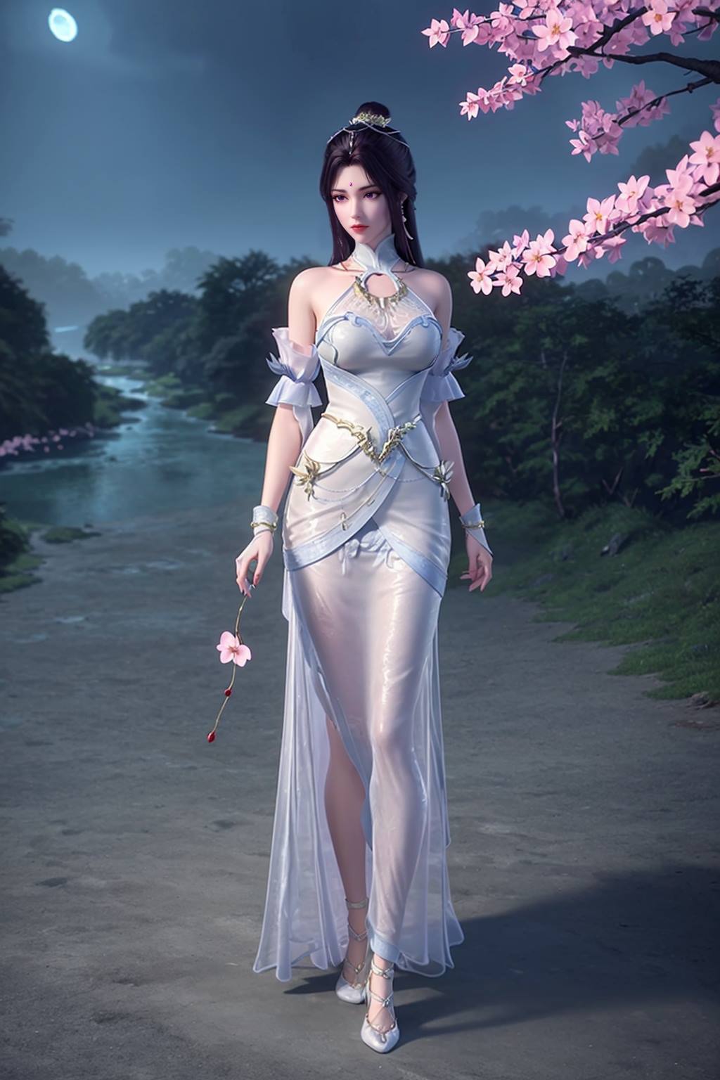 图片[10]-AI绘画 165 完美世界-月婵 主身全身版[102P] – 速更版-美库