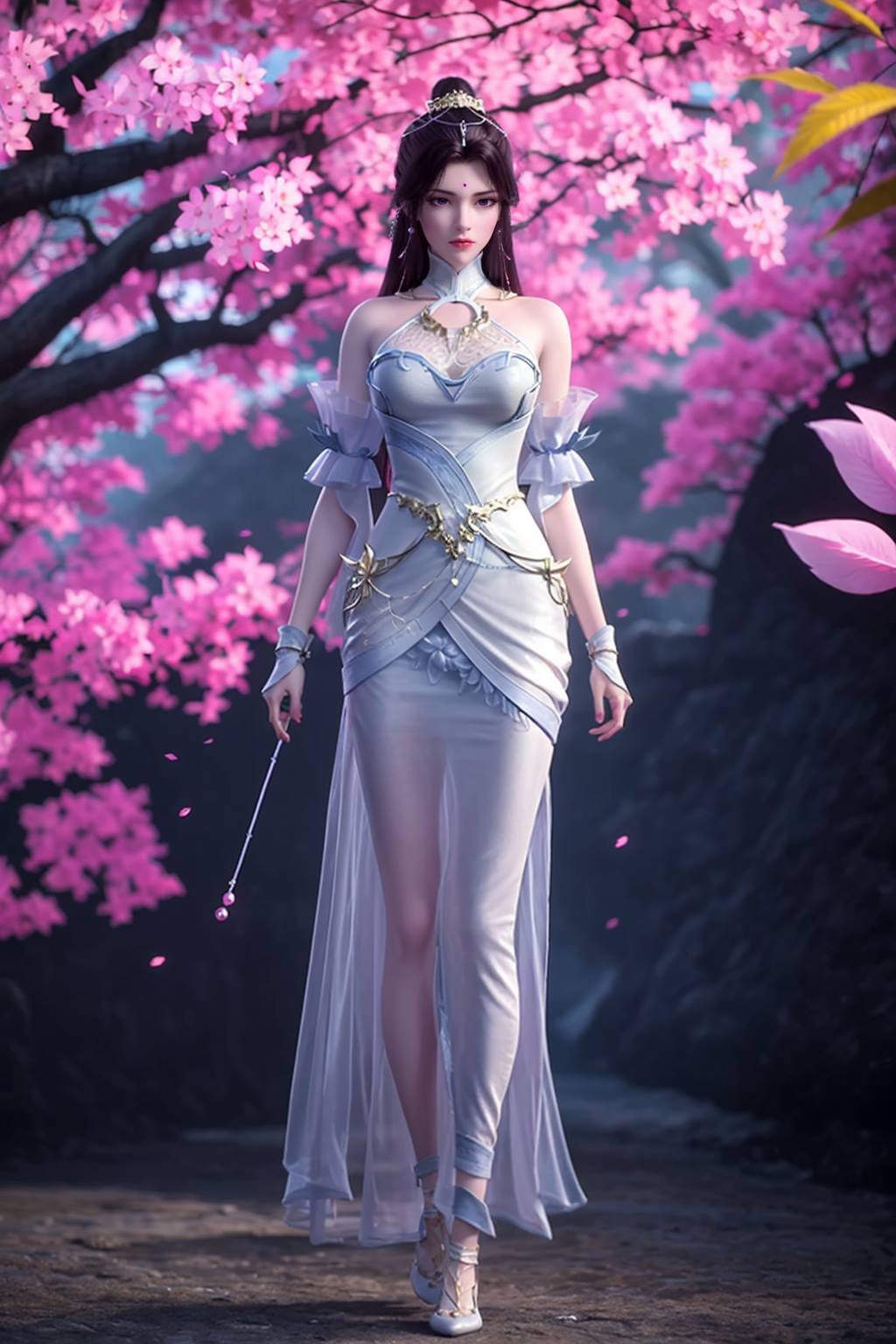 图片[12]-AI绘画 165 完美世界-月婵 主身全身版[102P] – 速更版-美库