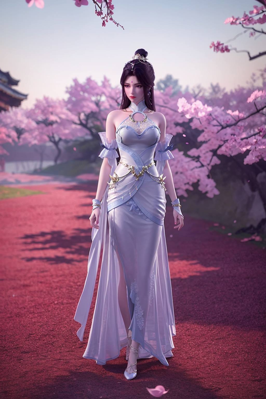 图片[13]-AI绘画 165 完美世界-月婵 主身全身版[102P] – 速更版-美库