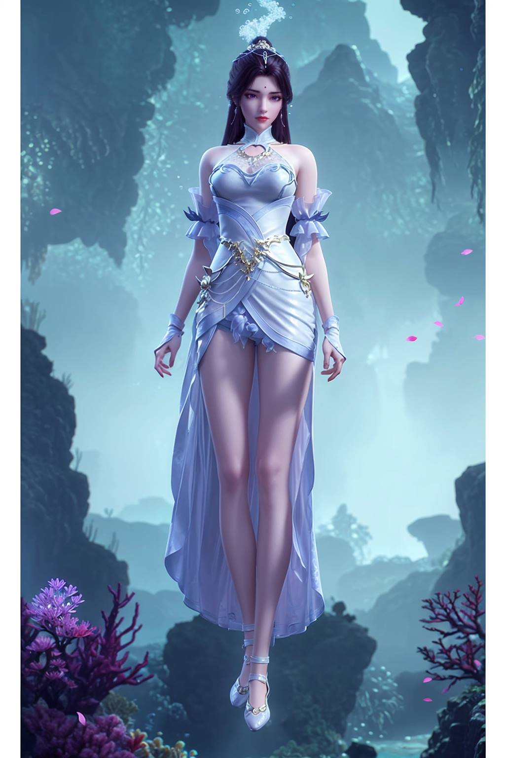 图片[20]-AI绘画 165 完美世界-月婵 主身全身版[102P] – 速更版-美库