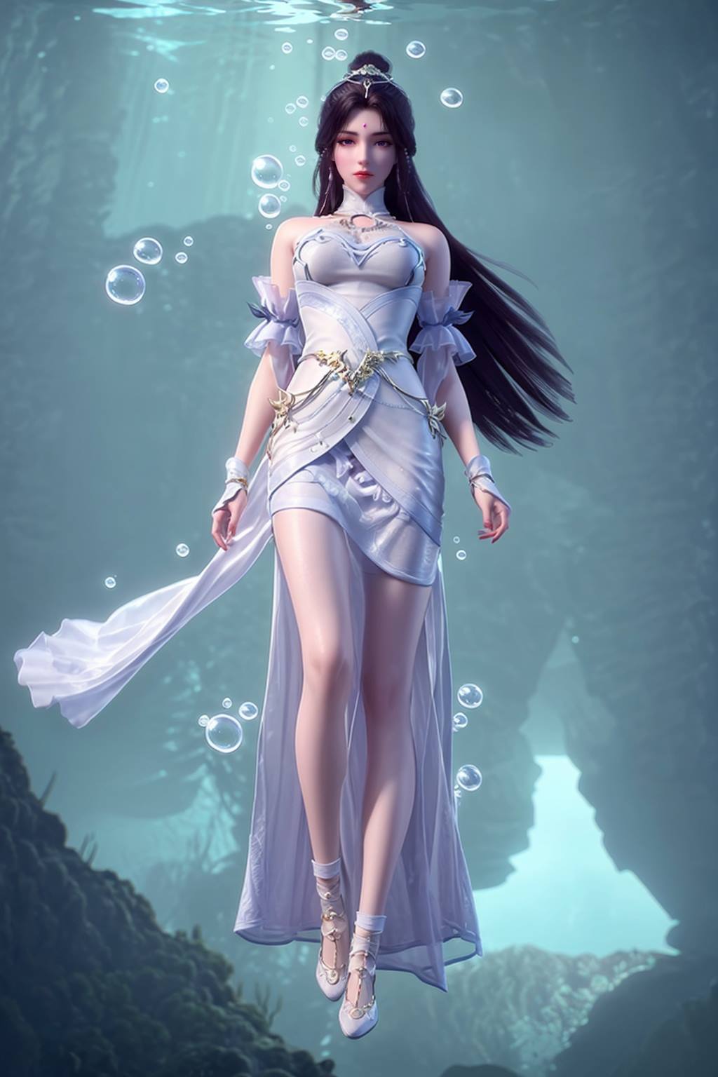 图片[21]-AI绘画 165 完美世界-月婵 主身全身版[102P] – 速更版-美库