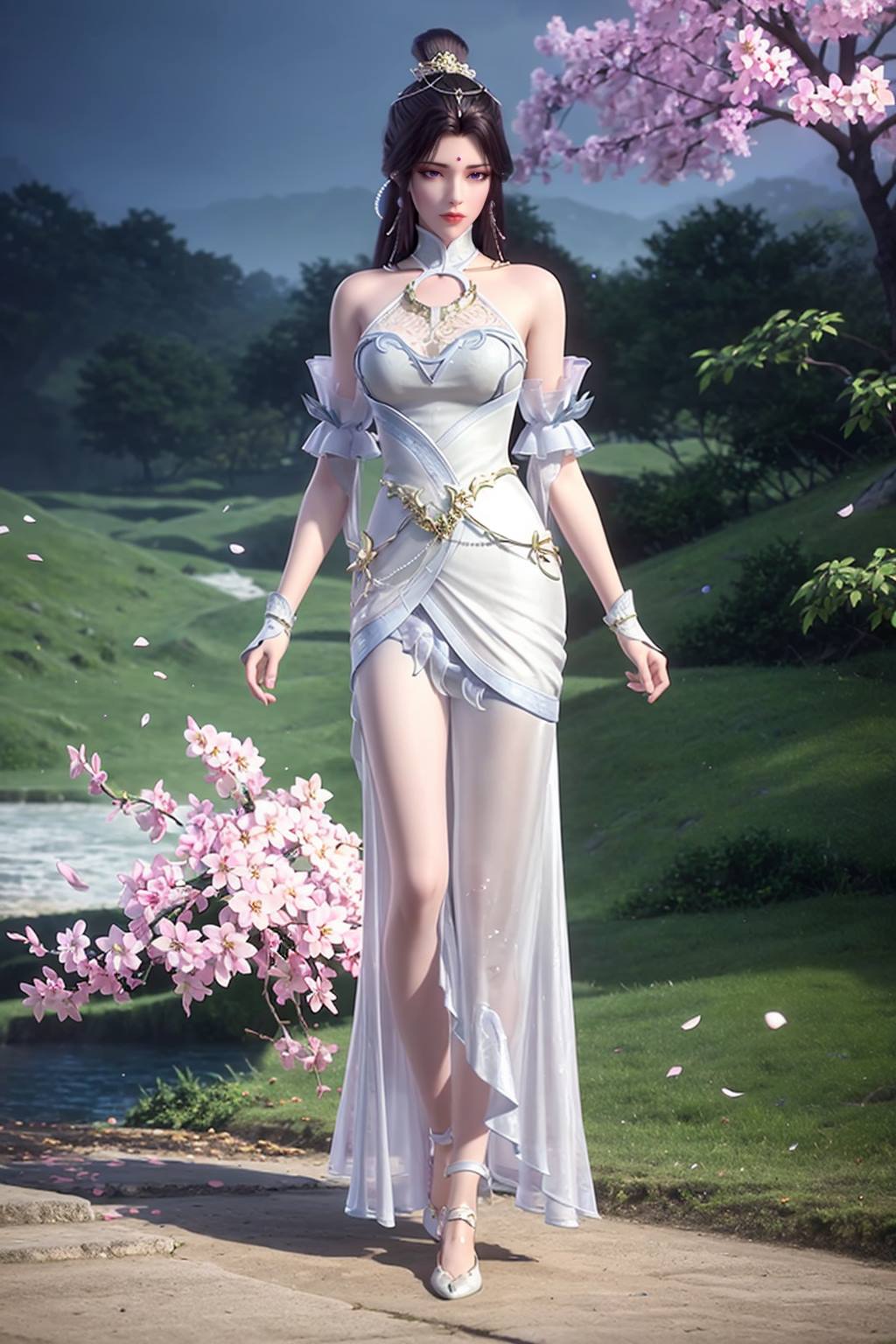 图片[25]-AI绘画 165 完美世界-月婵 主身全身版[102P] – 速更版-美库