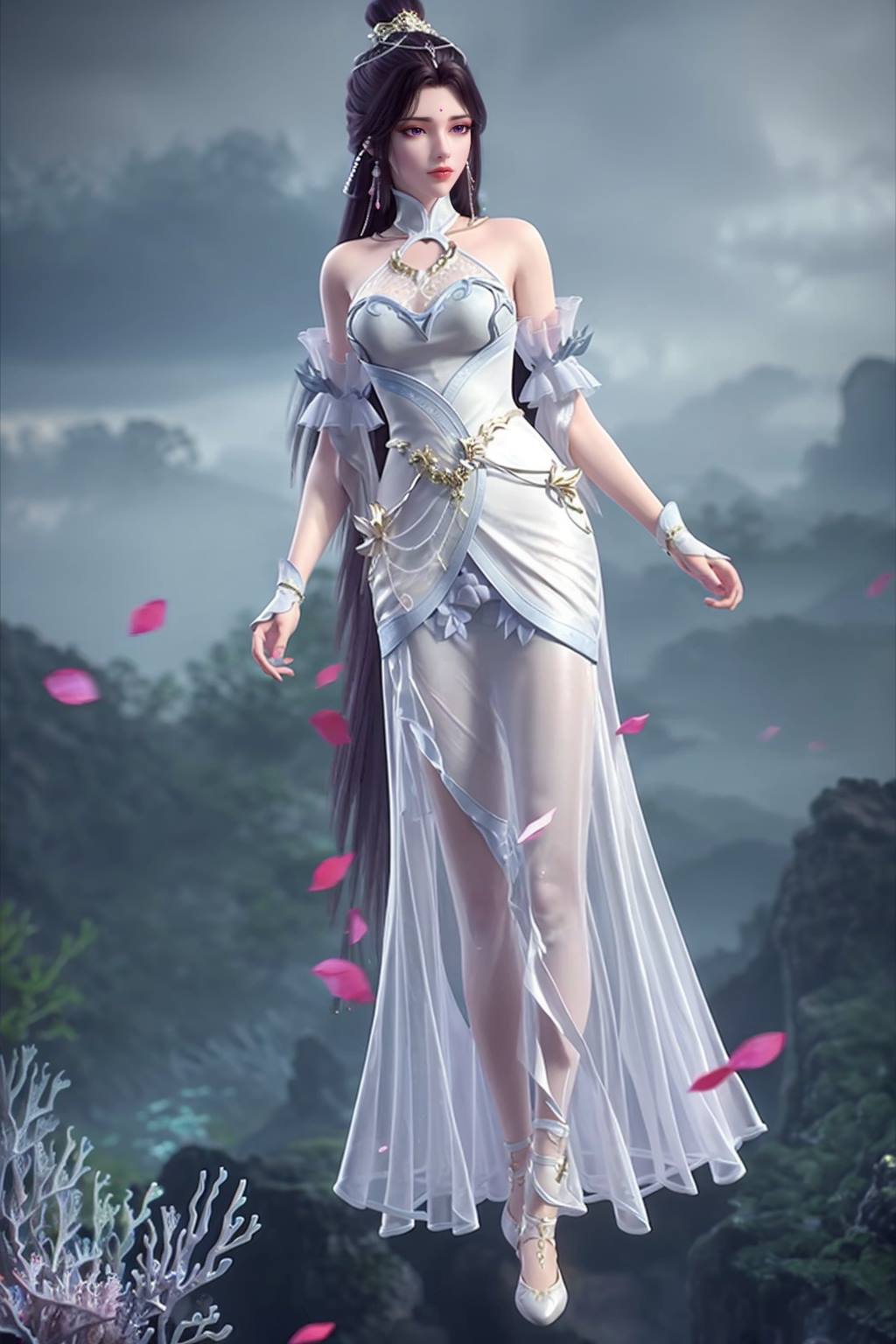 图片[26]-AI绘画 165 完美世界-月婵 主身全身版[102P] – 速更版-美库