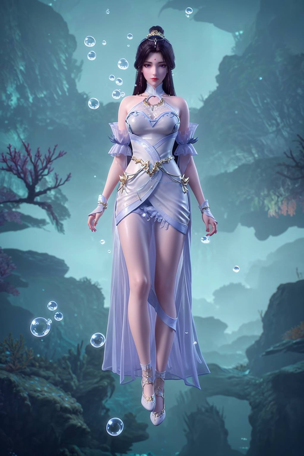 图片[28]-AI绘画 165 完美世界-月婵 主身全身版[102P] – 速更版-美库