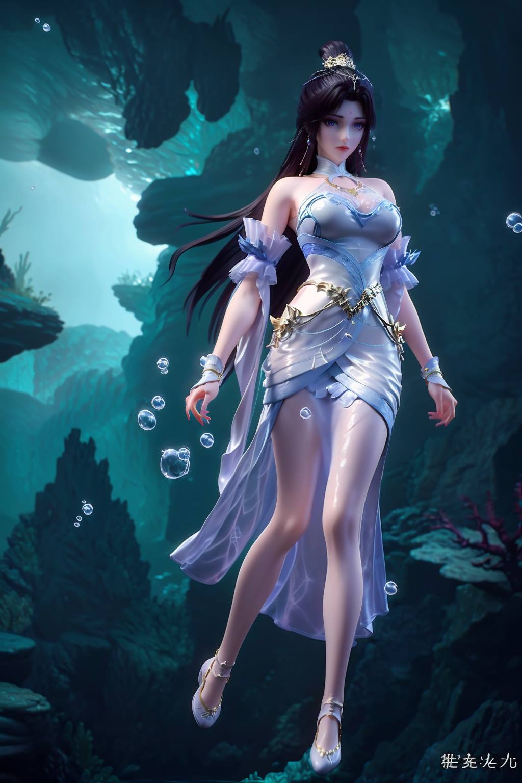 图片[30]-AI绘画 165 完美世界-月婵 主身全身版[102P] – 速更版-美库