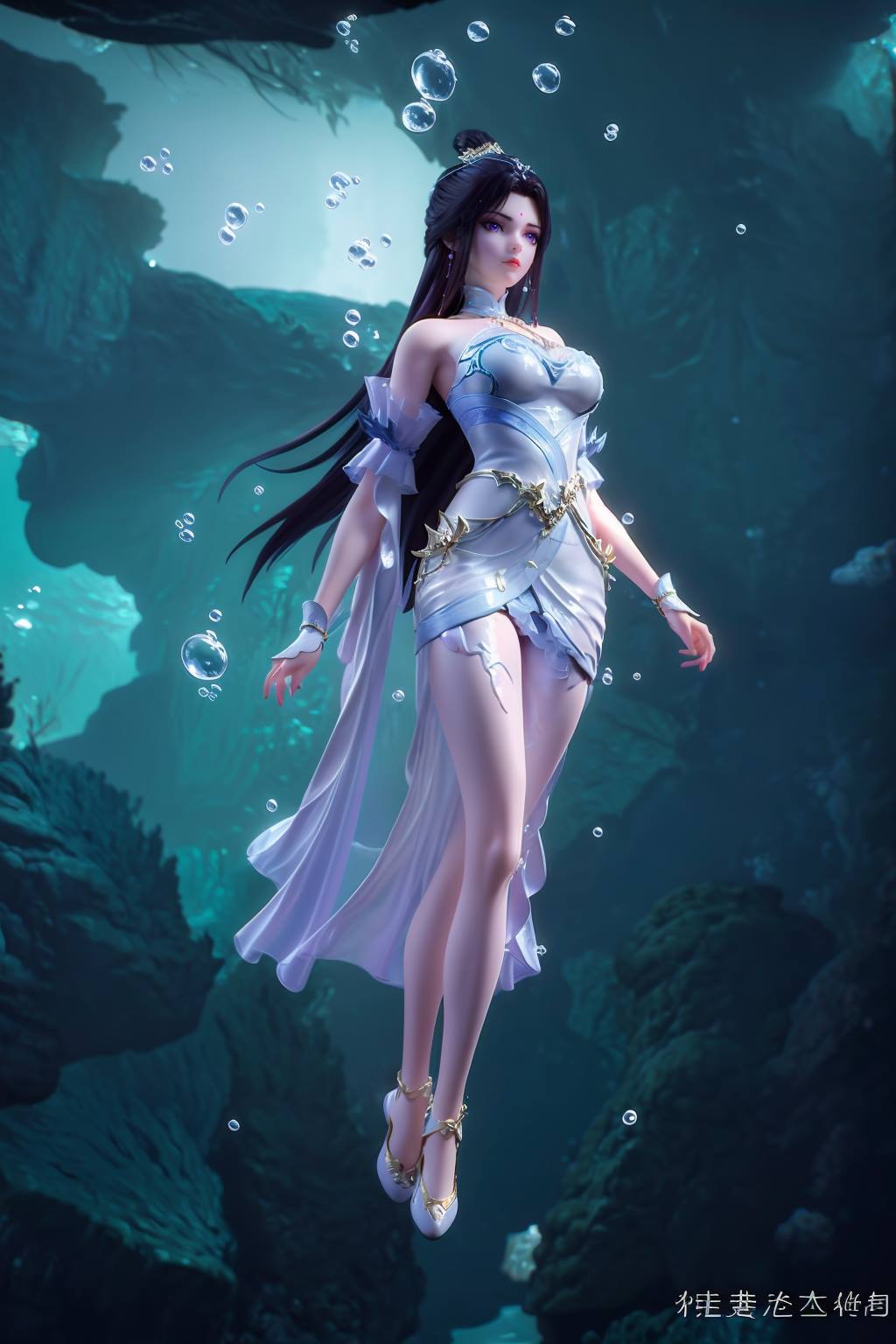 图片[32]-AI绘画 165 完美世界-月婵 主身全身版[102P] – 速更版-美库