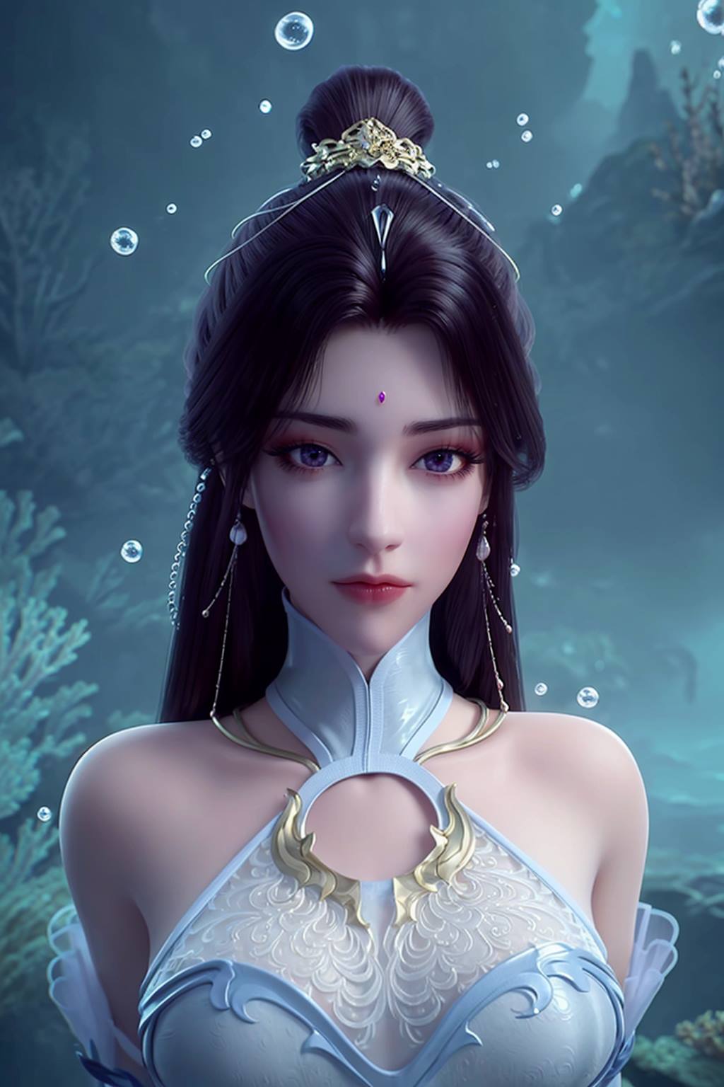 图片[35]-AI绘画 165 完美世界-月婵 主身全身版[102P] – 速更版-美库