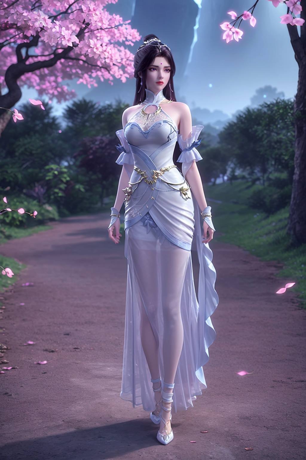 图片[38]-AI绘画 165 完美世界-月婵 主身全身版[102P] – 速更版-美库