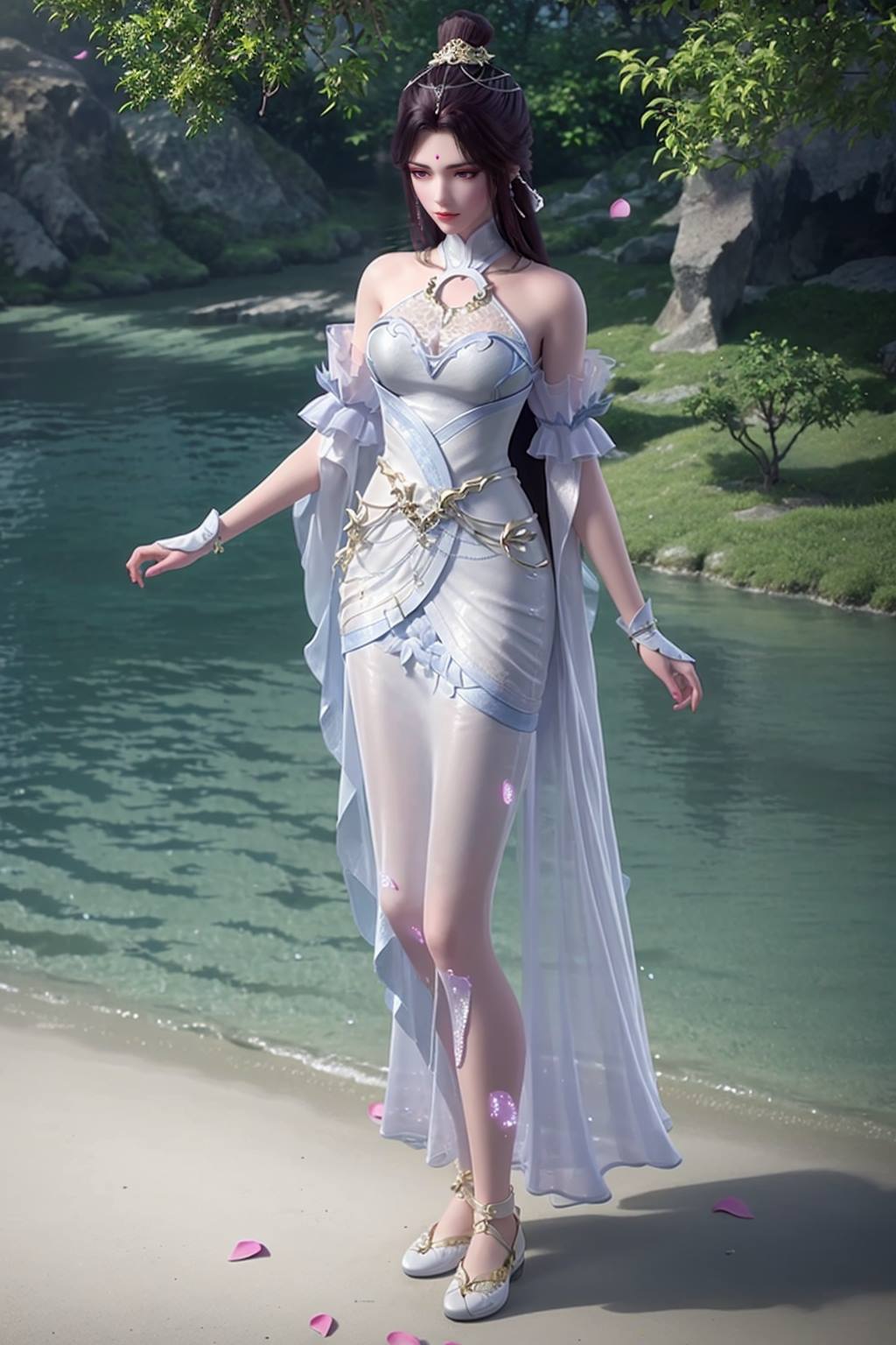 图片[45]-AI绘画 165 完美世界-月婵 主身全身版[102P] – 速更版-美库