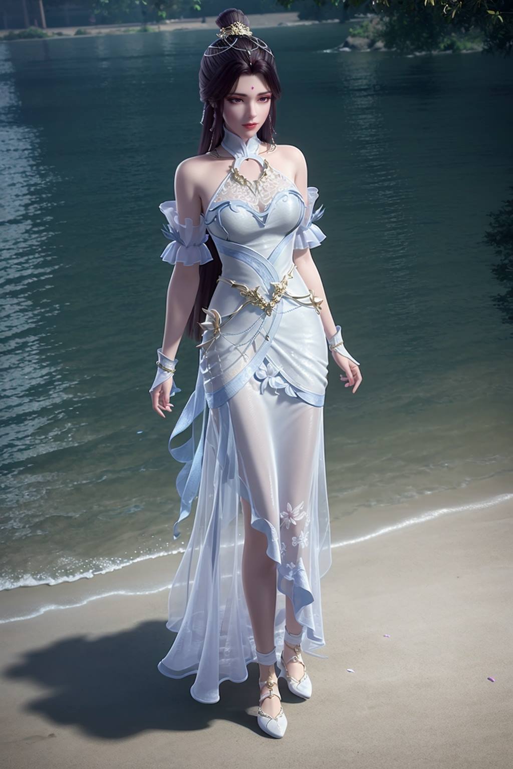 图片[46]-AI绘画 165 完美世界-月婵 主身全身版[102P] – 速更版-美库