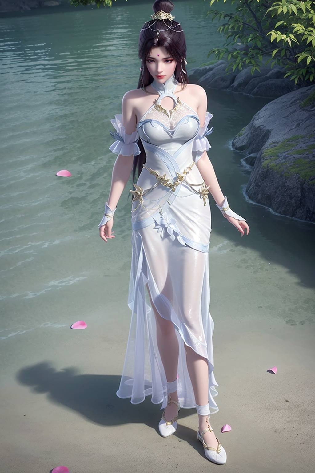 图片[48]-AI绘画 165 完美世界-月婵 主身全身版[102P] – 速更版-美库