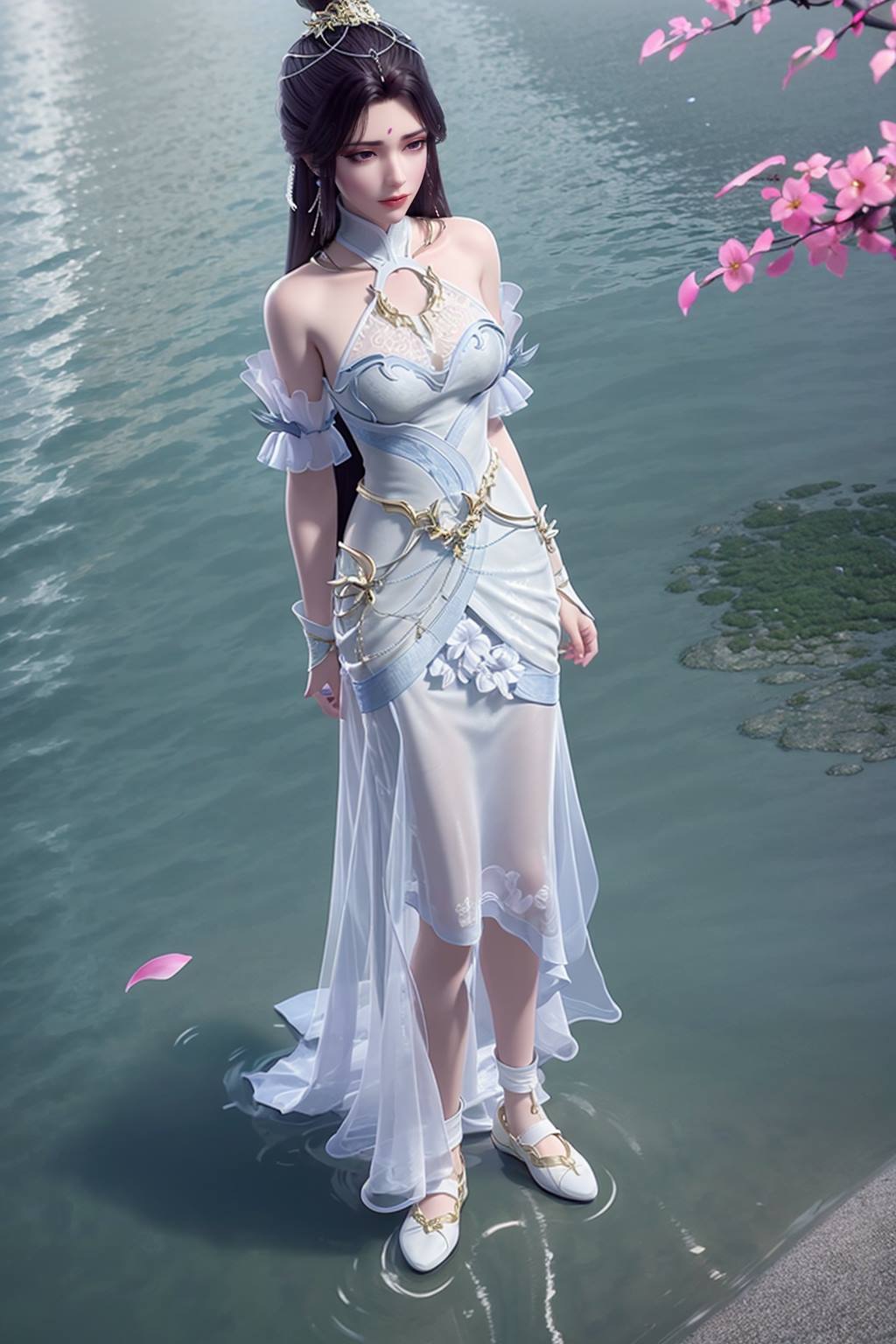 图片[49]-AI绘画 165 完美世界-月婵 主身全身版[102P] – 速更版-美库