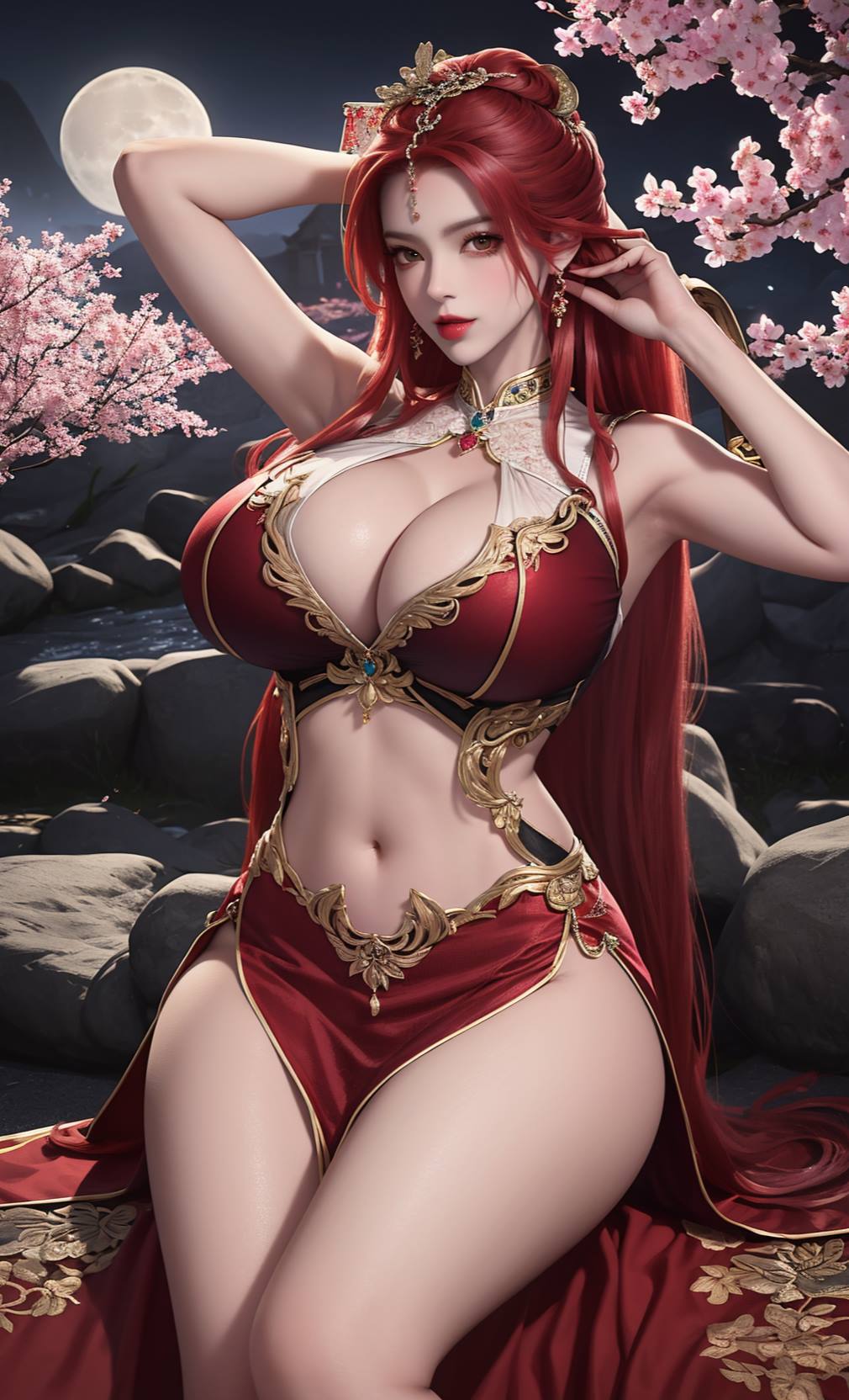 图片[22]-AI绘画 166 完美世界-曼沙珠华 国风[75P] – 速更版-美库