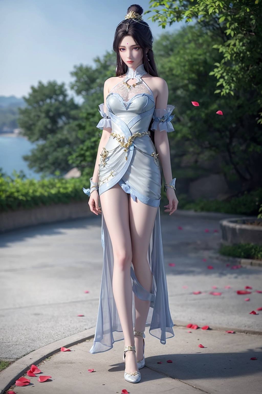 图片[57]-AI绘画 165 完美世界-月婵 主身全身版[102P] – 速更版-美库