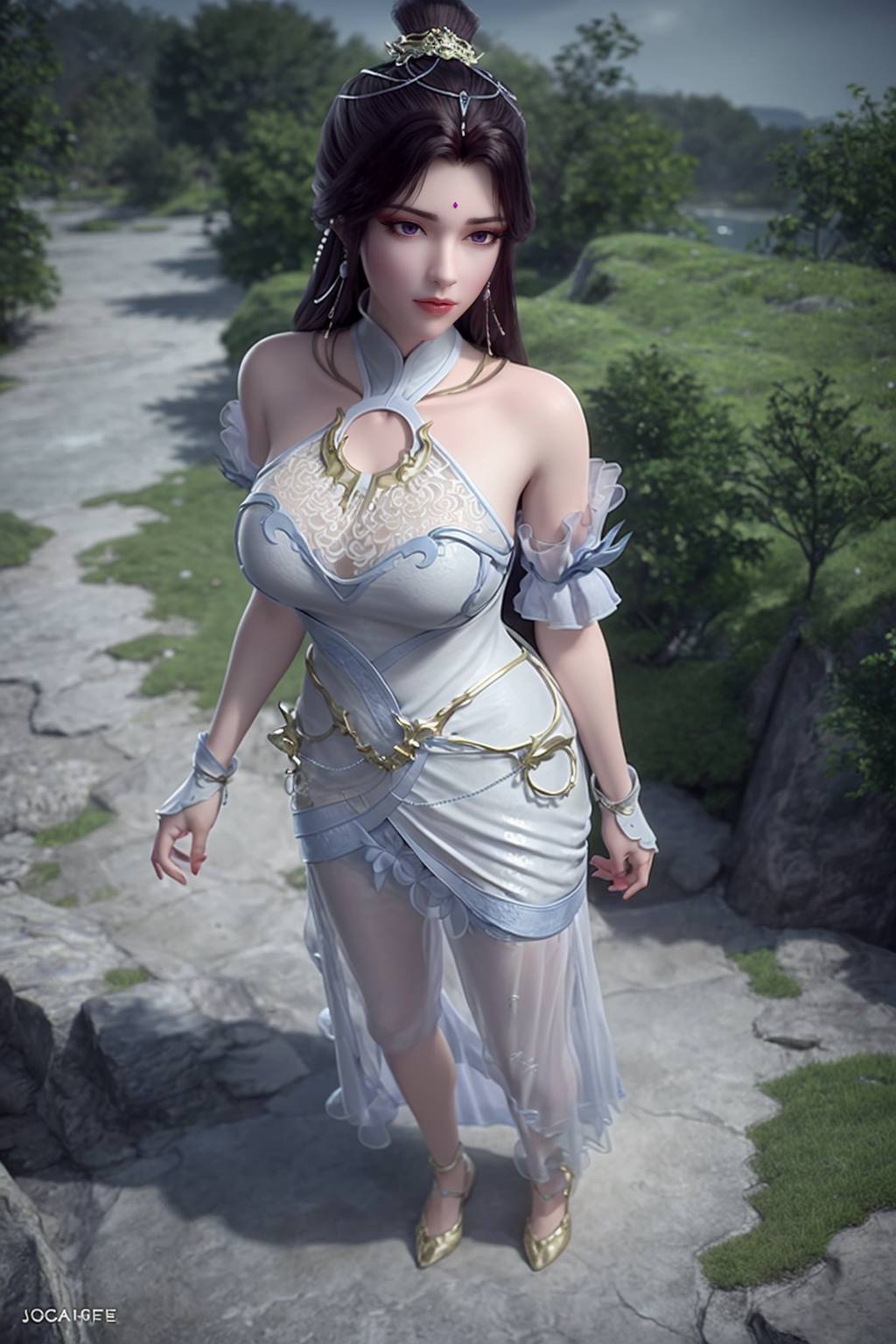 图片[59]-AI绘画 165 完美世界-月婵 主身全身版[102P] – 速更版-美库