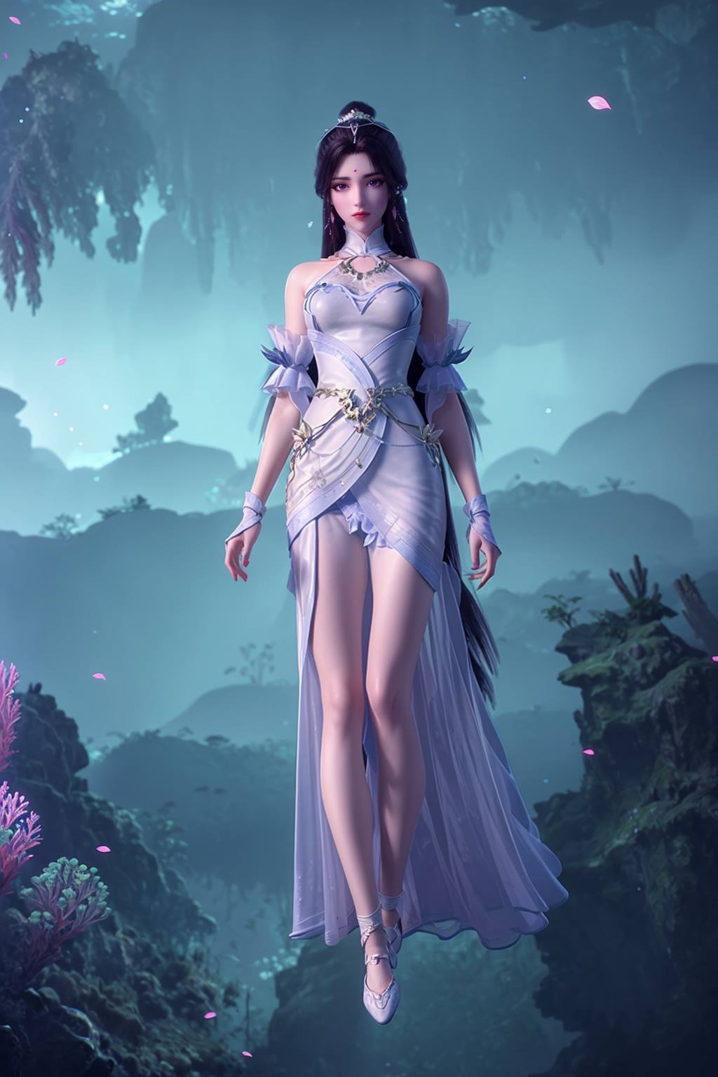 图片[60]-AI绘画 165 完美世界-月婵 主身全身版[102P] – 速更版-美库