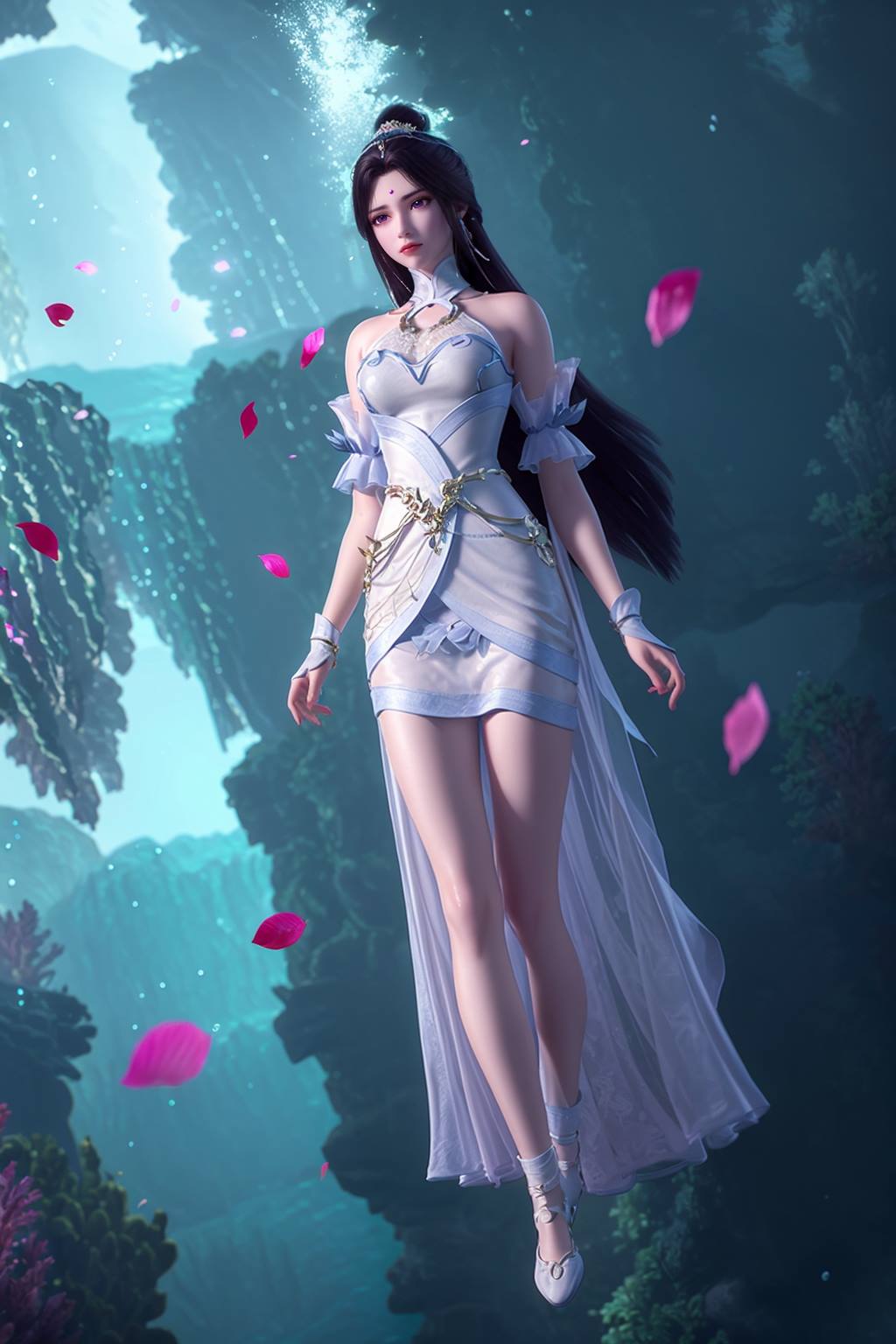 图片[62]-AI绘画 165 完美世界-月婵 主身全身版[102P] – 速更版-美库