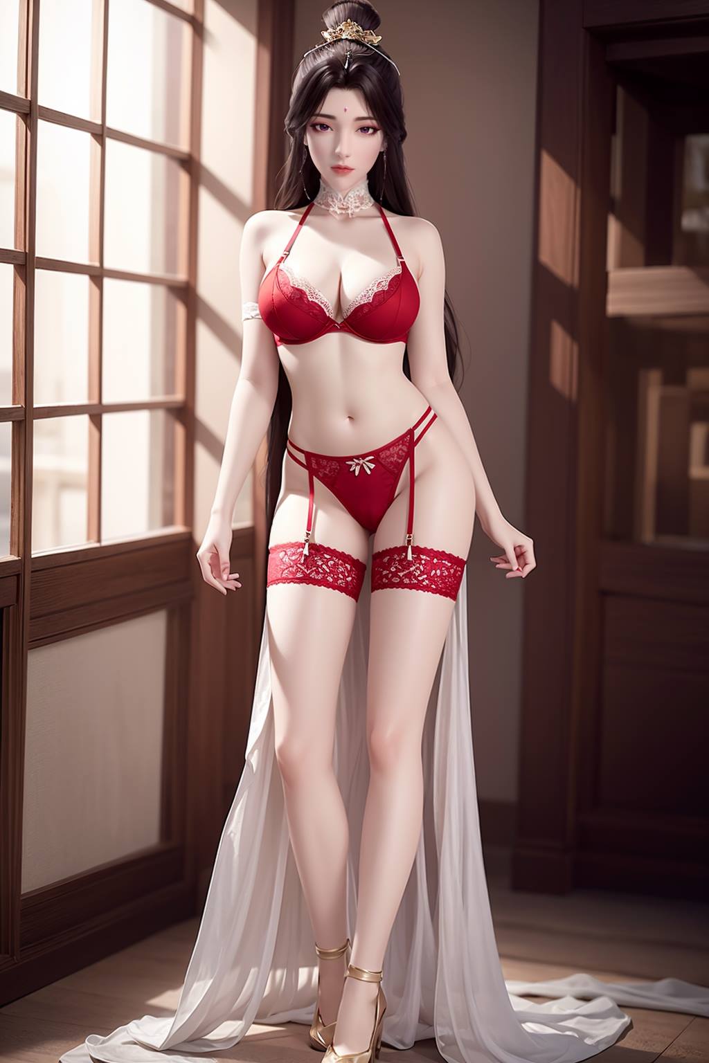 图片[64]-AI绘画 165 完美世界-月婵 主身全身版[102P] – 速更版-美库