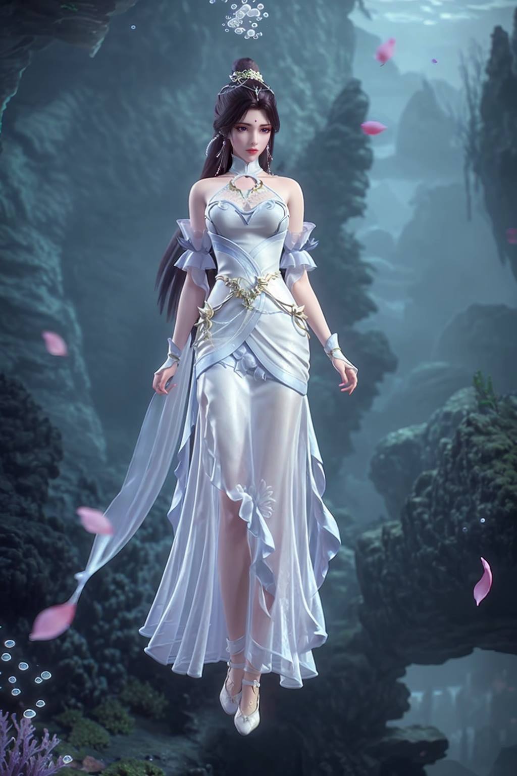 图片[70]-AI绘画 165 完美世界-月婵 主身全身版[102P] – 速更版-美库