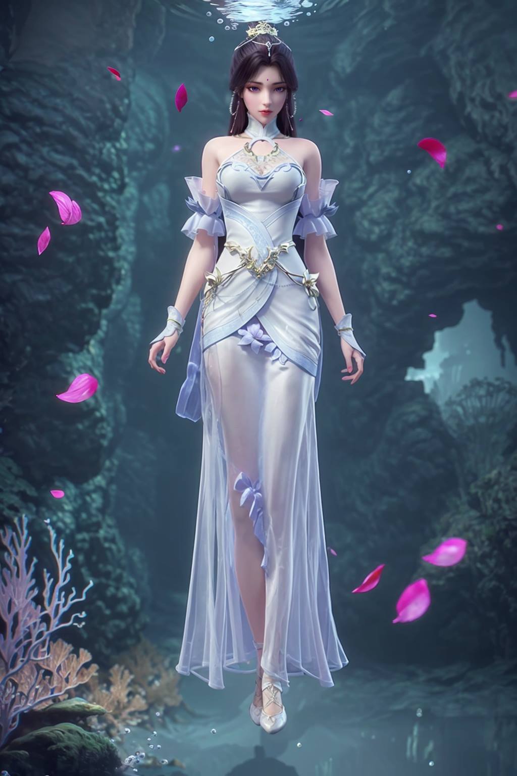 图片[72]-AI绘画 165 完美世界-月婵 主身全身版[102P] – 速更版-美库