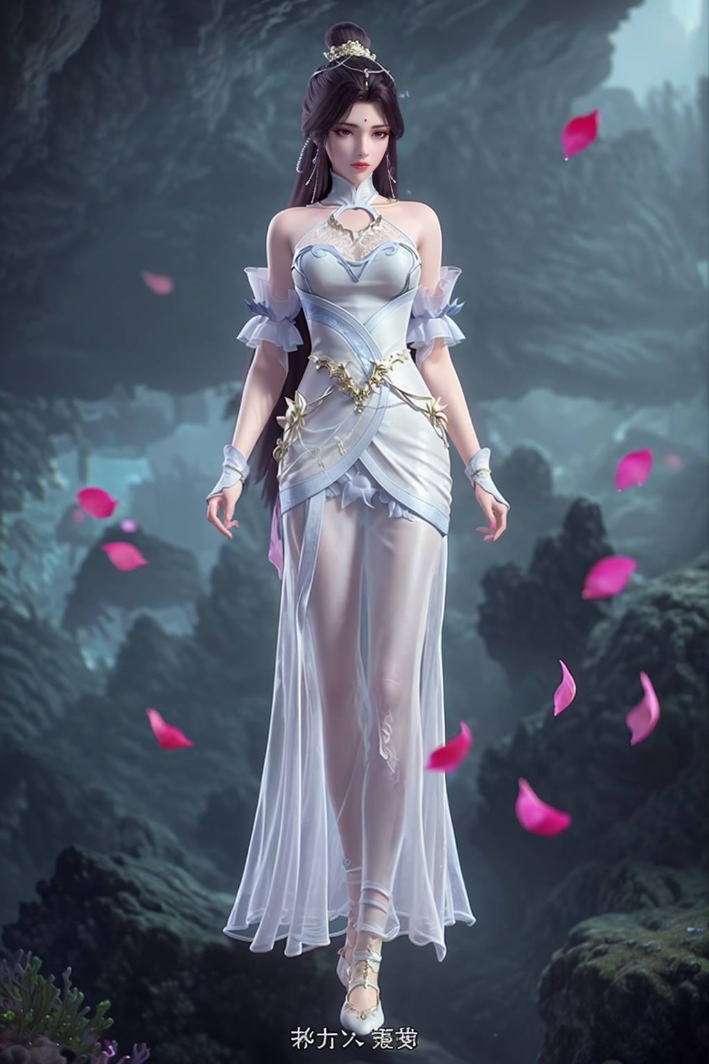 图片[74]-AI绘画 165 完美世界-月婵 主身全身版[102P] – 速更版-美库