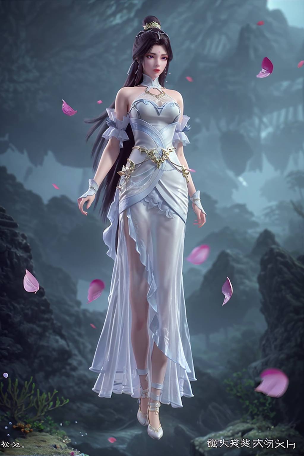 图片[75]-AI绘画 165 完美世界-月婵 主身全身版[102P] – 速更版-美库