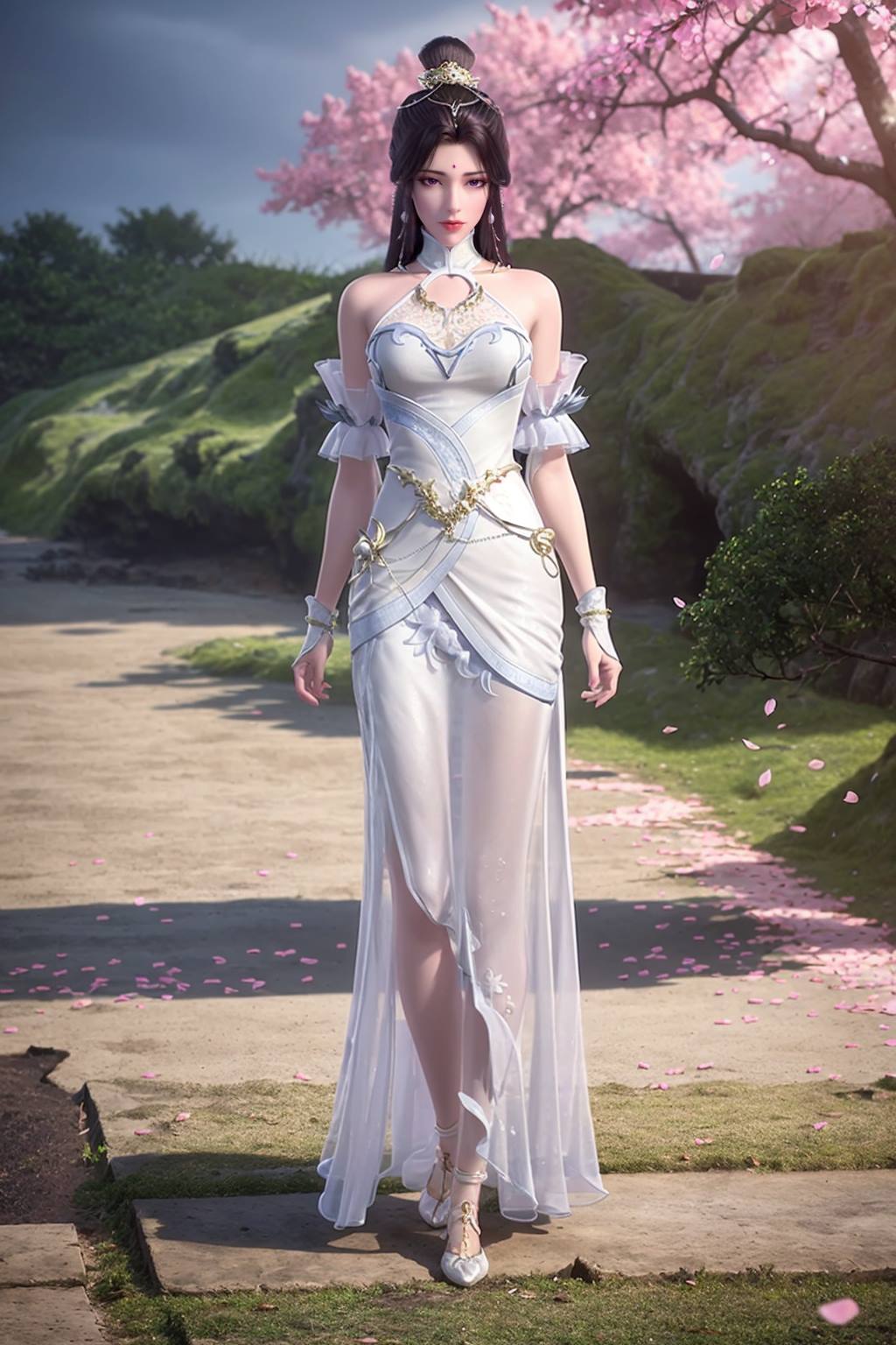 图片[85]-AI绘画 165 完美世界-月婵 主身全身版[102P] – 速更版-美库