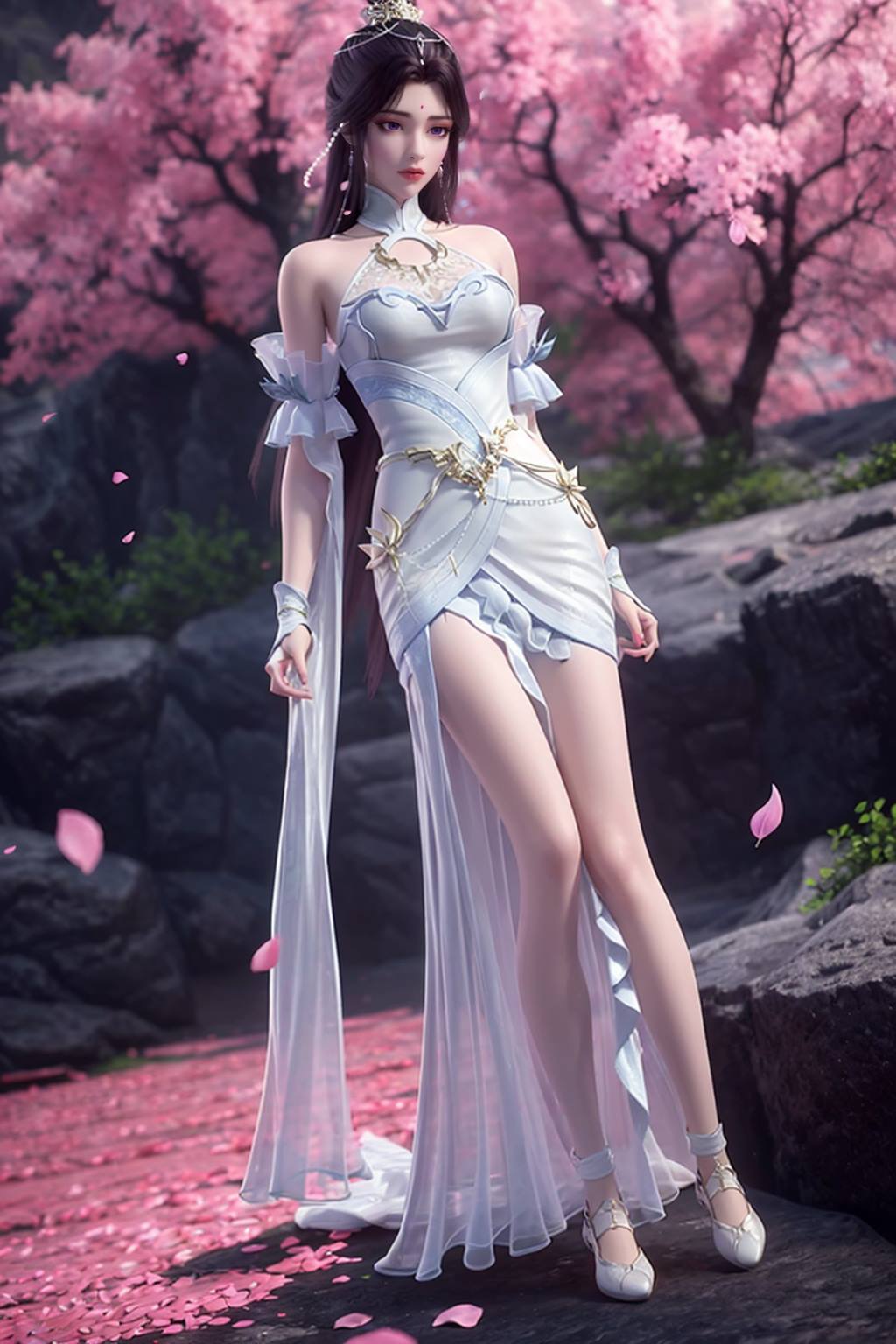 图片[88]-AI绘画 165 完美世界-月婵 主身全身版[102P] – 速更版-美库