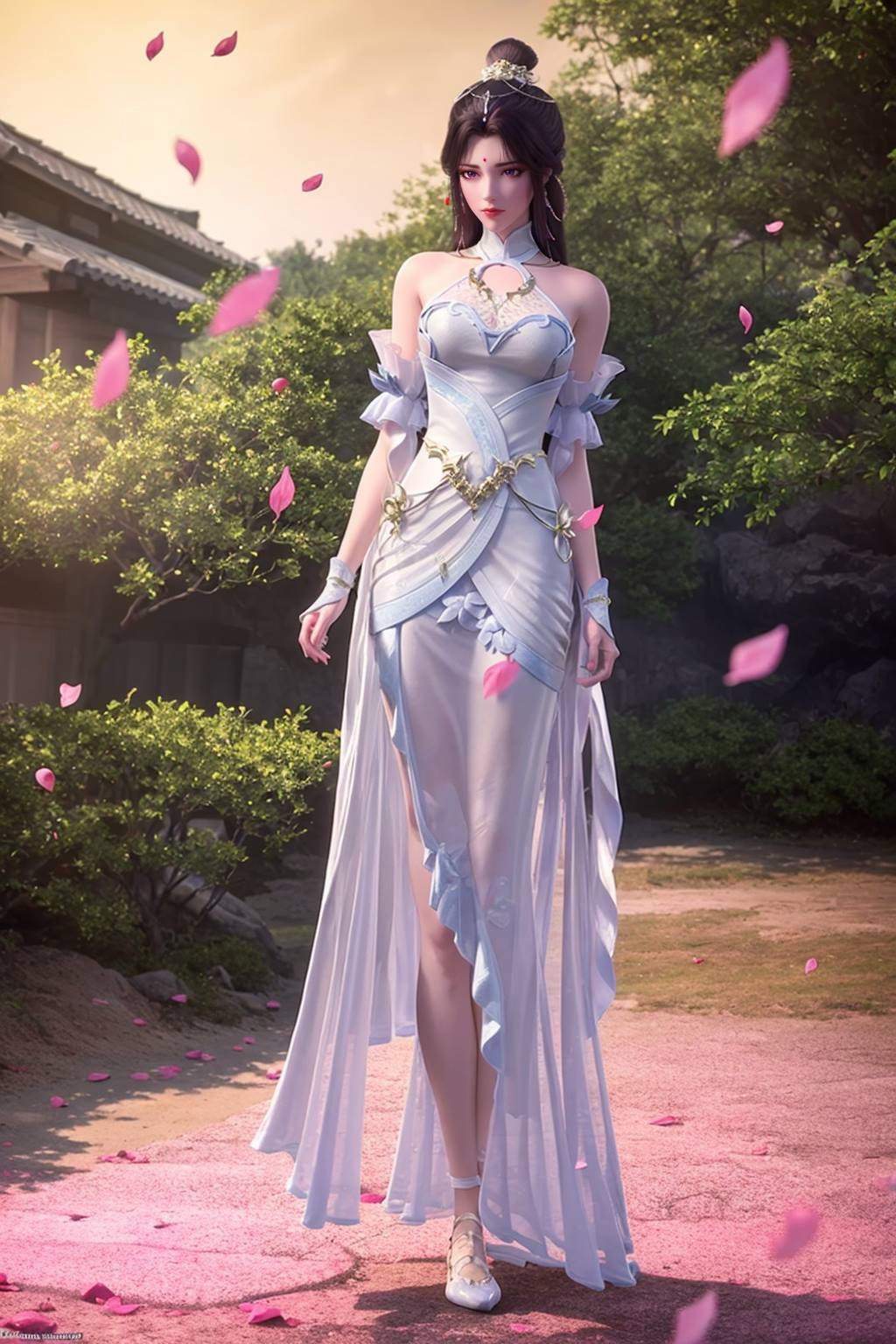 图片[90]-AI绘画 165 完美世界-月婵 主身全身版[102P] – 速更版-美库