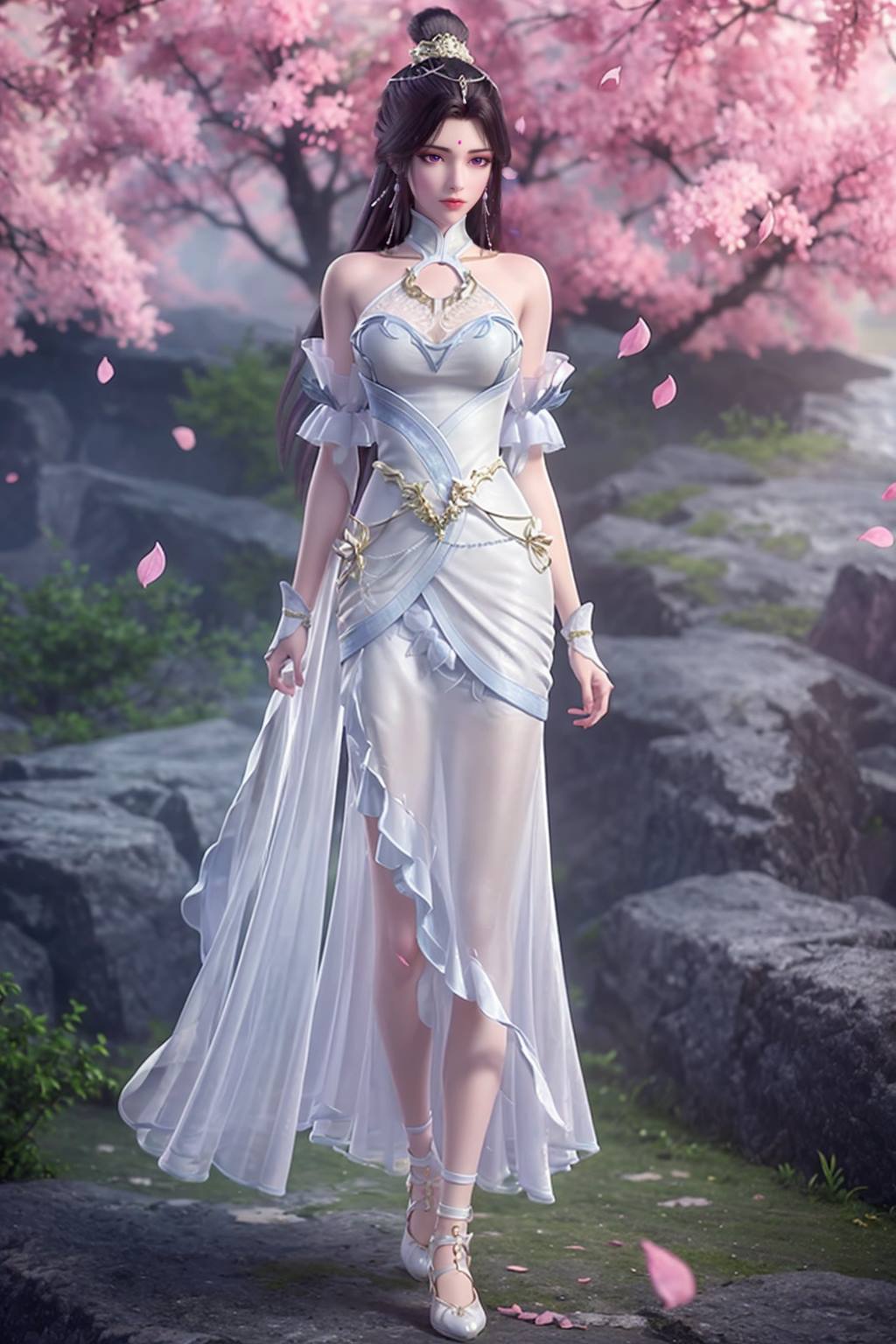 图片[91]-AI绘画 165 完美世界-月婵 主身全身版[102P] – 速更版-美库