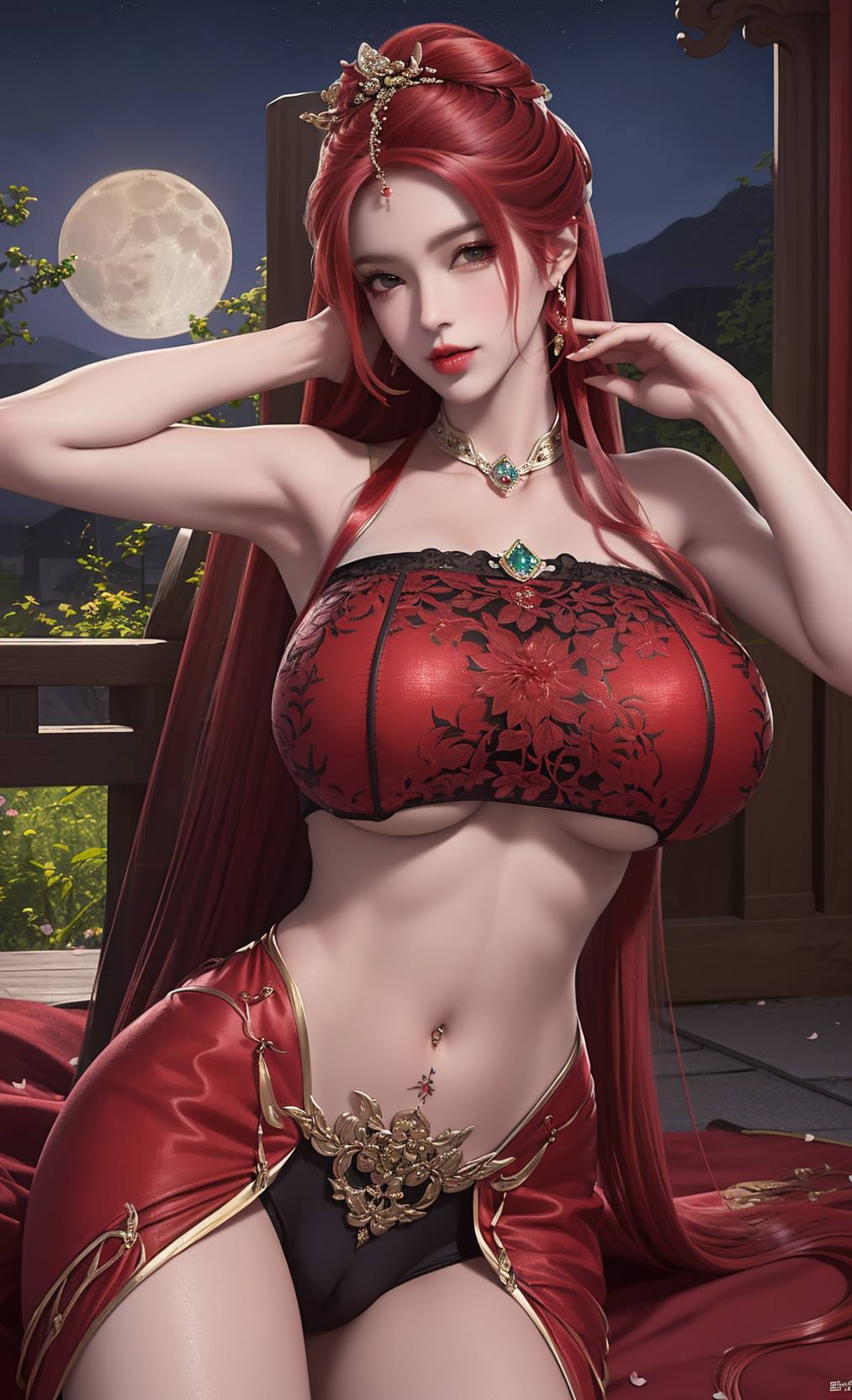 图片[56]-AI绘画 166 完美世界-曼沙珠华 国风[75P] – 速更版-美库