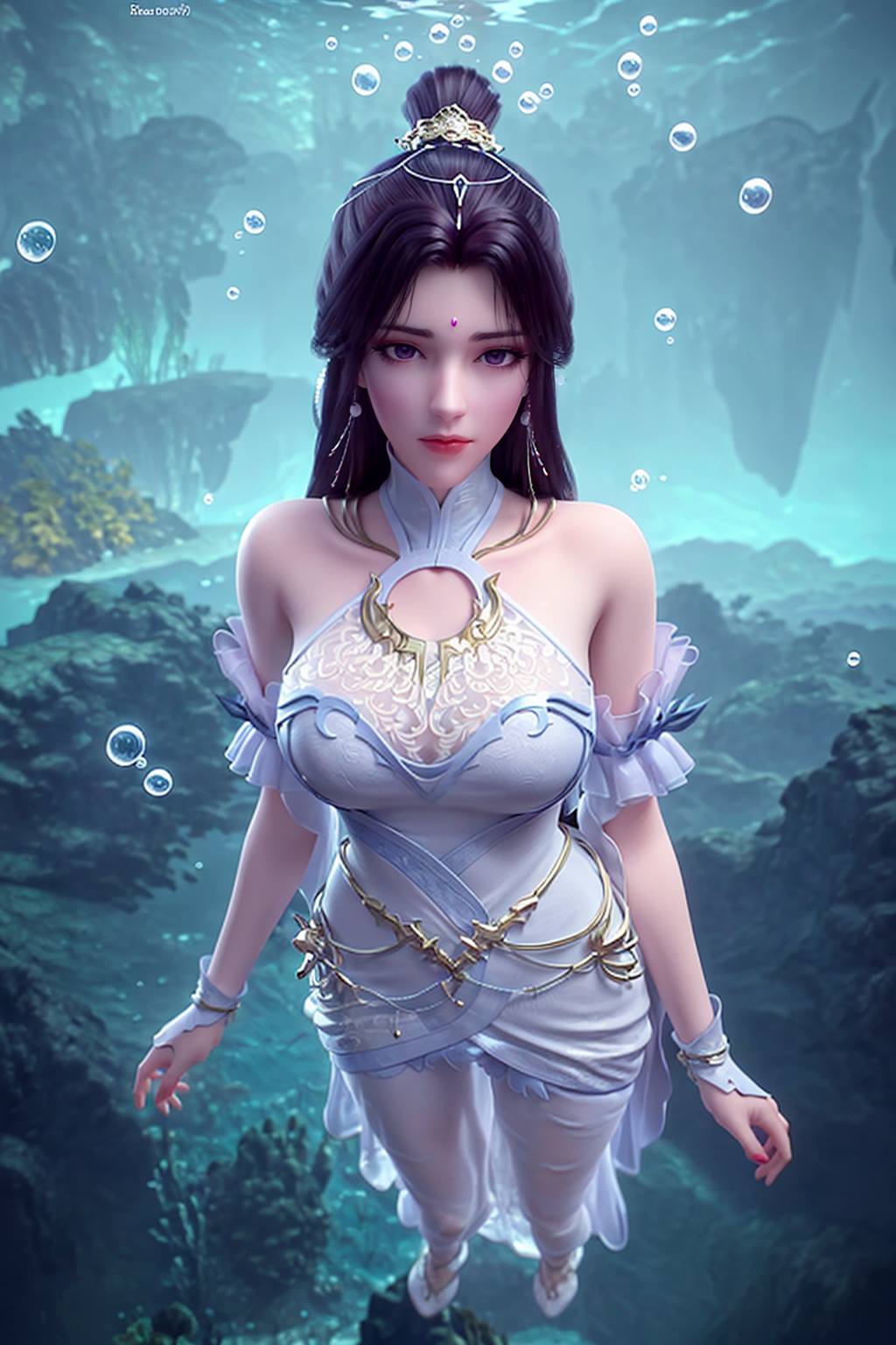 图片[95]-AI绘画 165 完美世界-月婵 主身全身版[102P] – 速更版-美库