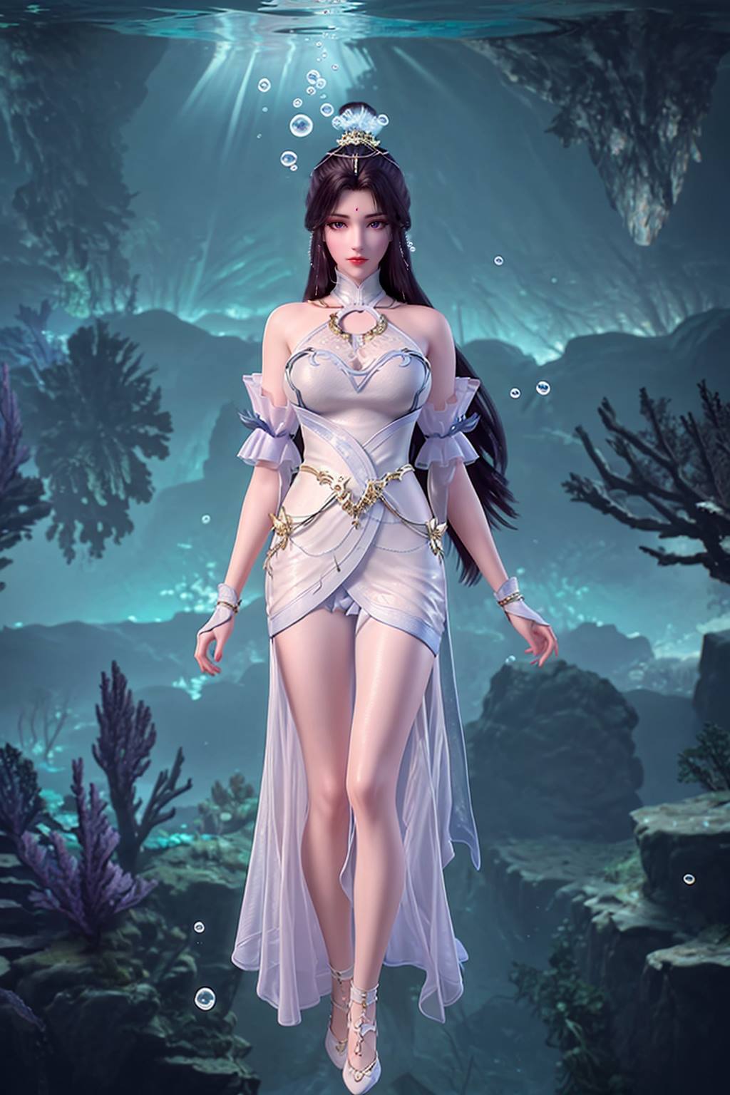 图片[96]-AI绘画 165 完美世界-月婵 主身全身版[102P] – 速更版-美库